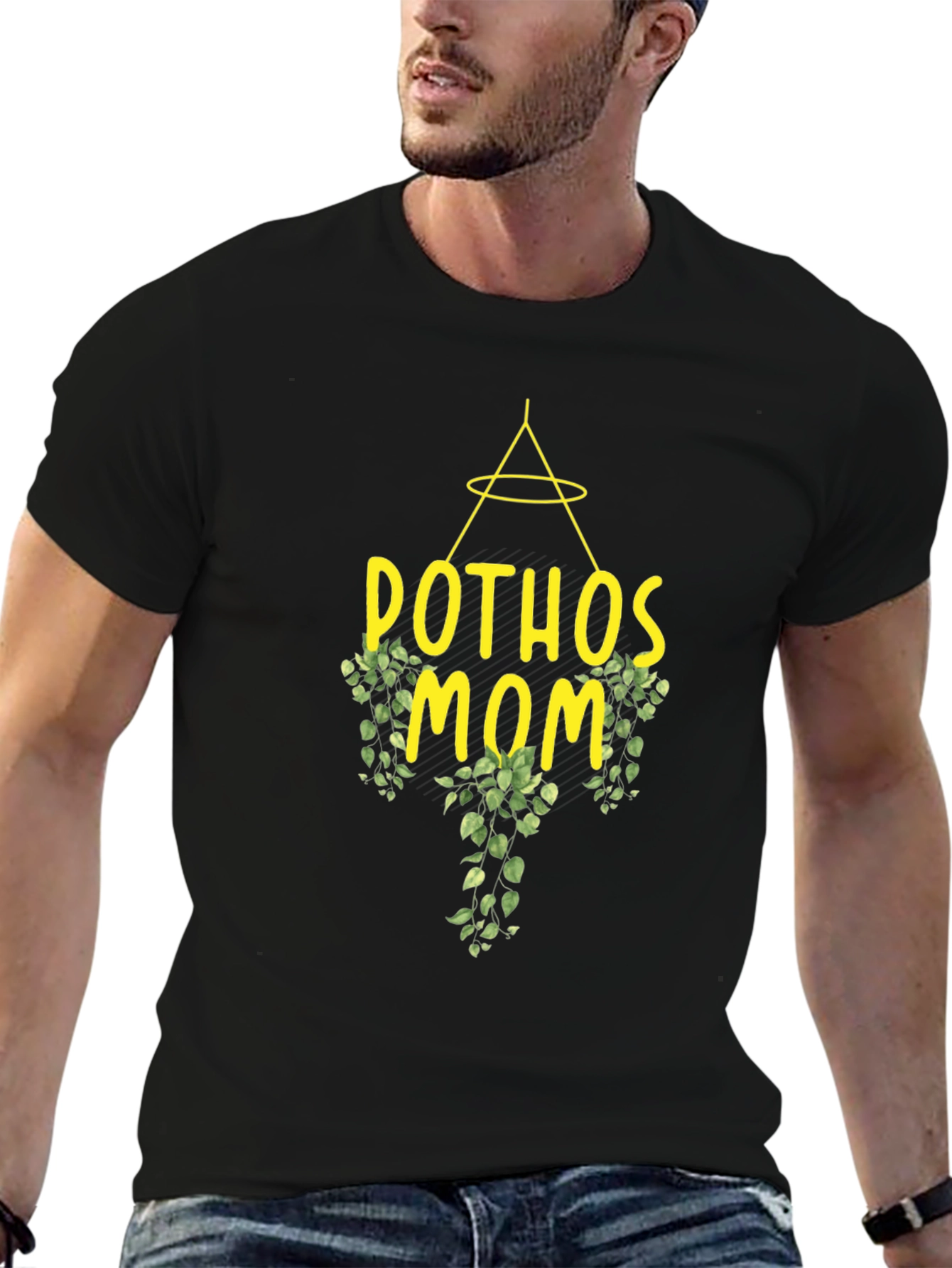 Pothos Mom Graphic T-Shirt - Plant Lover Tee