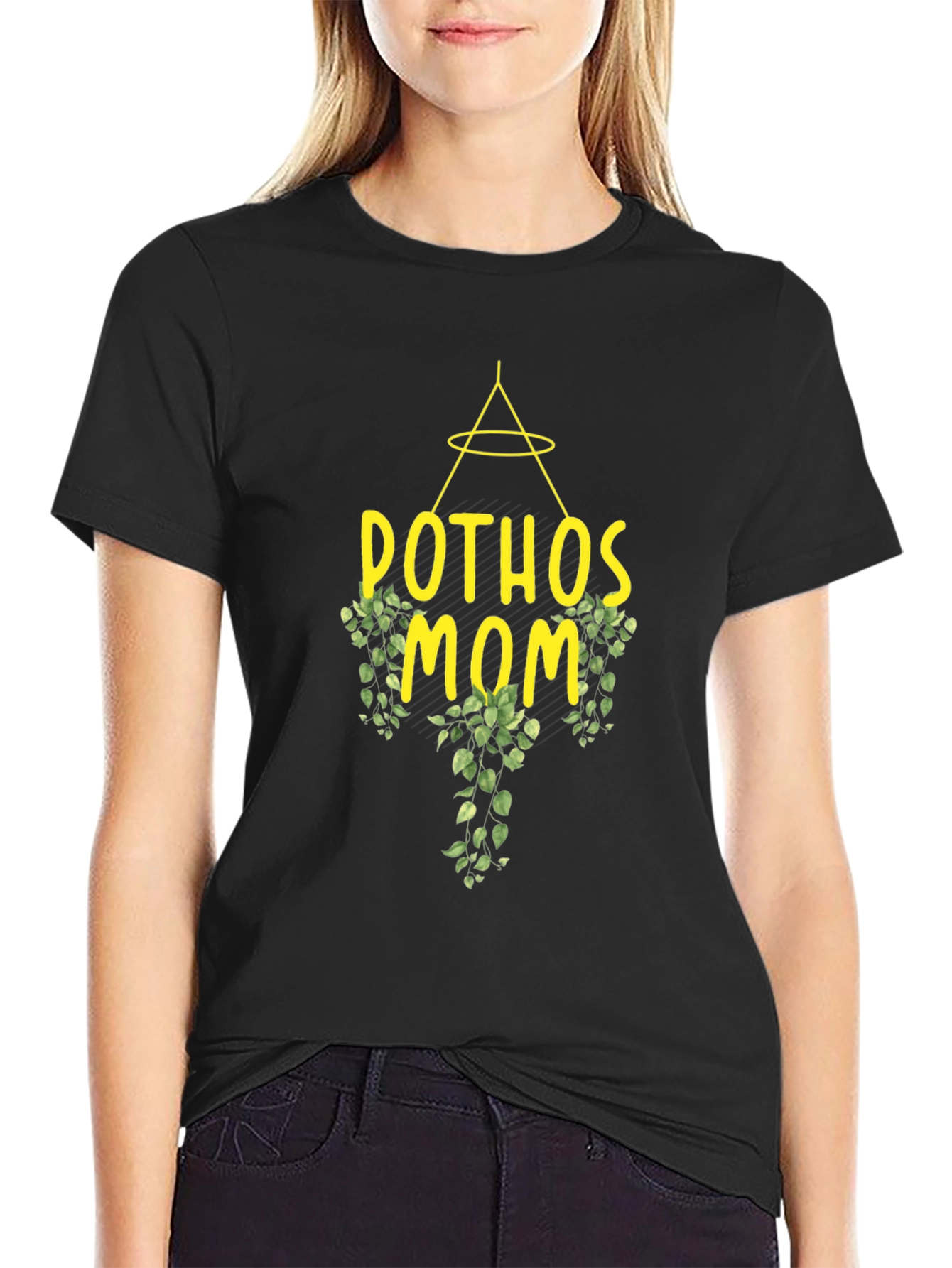 Pothos Mom Graphic T-Shirt - Plant Lover Tee