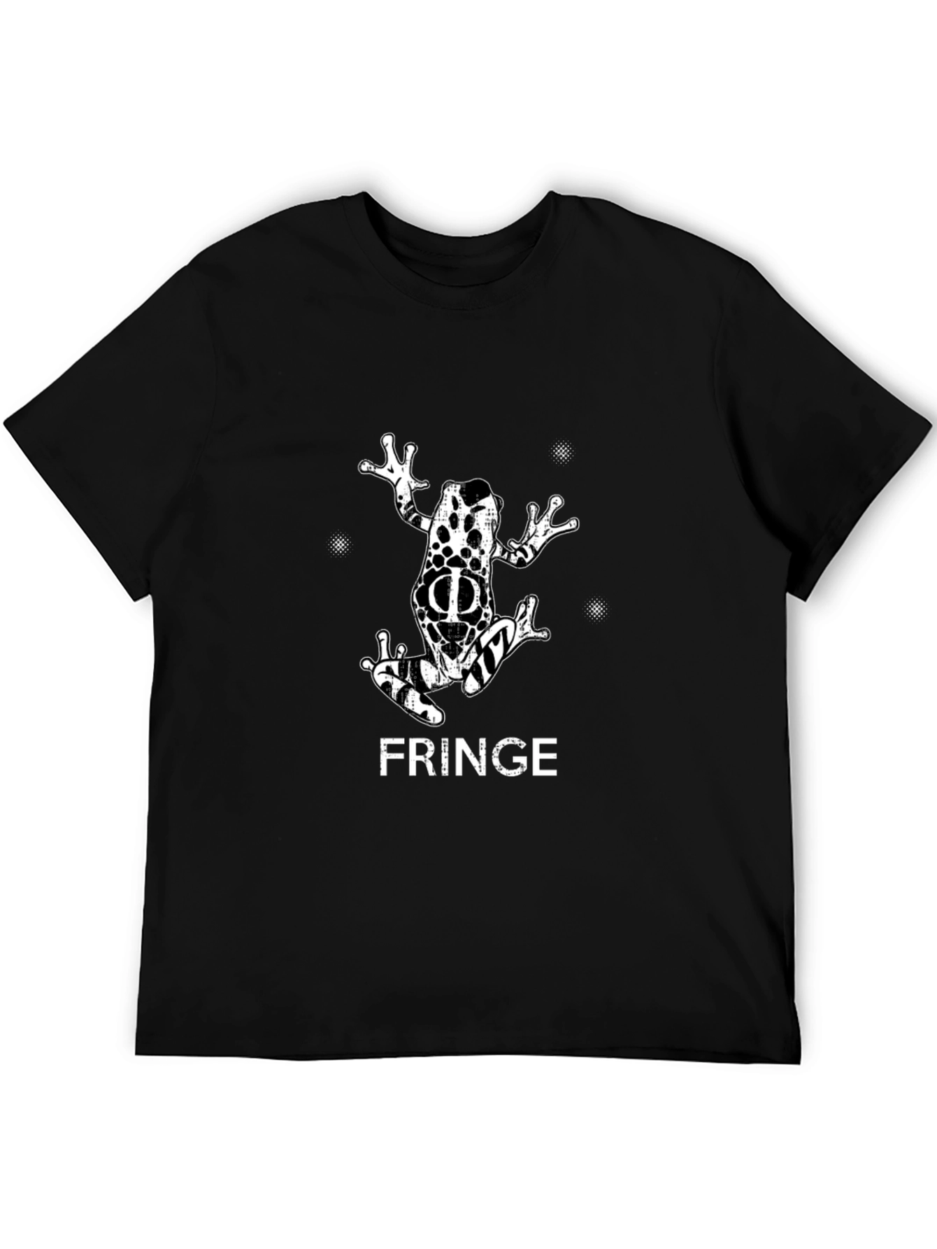 Fringe Frog Graphic T-Shirt - Black
