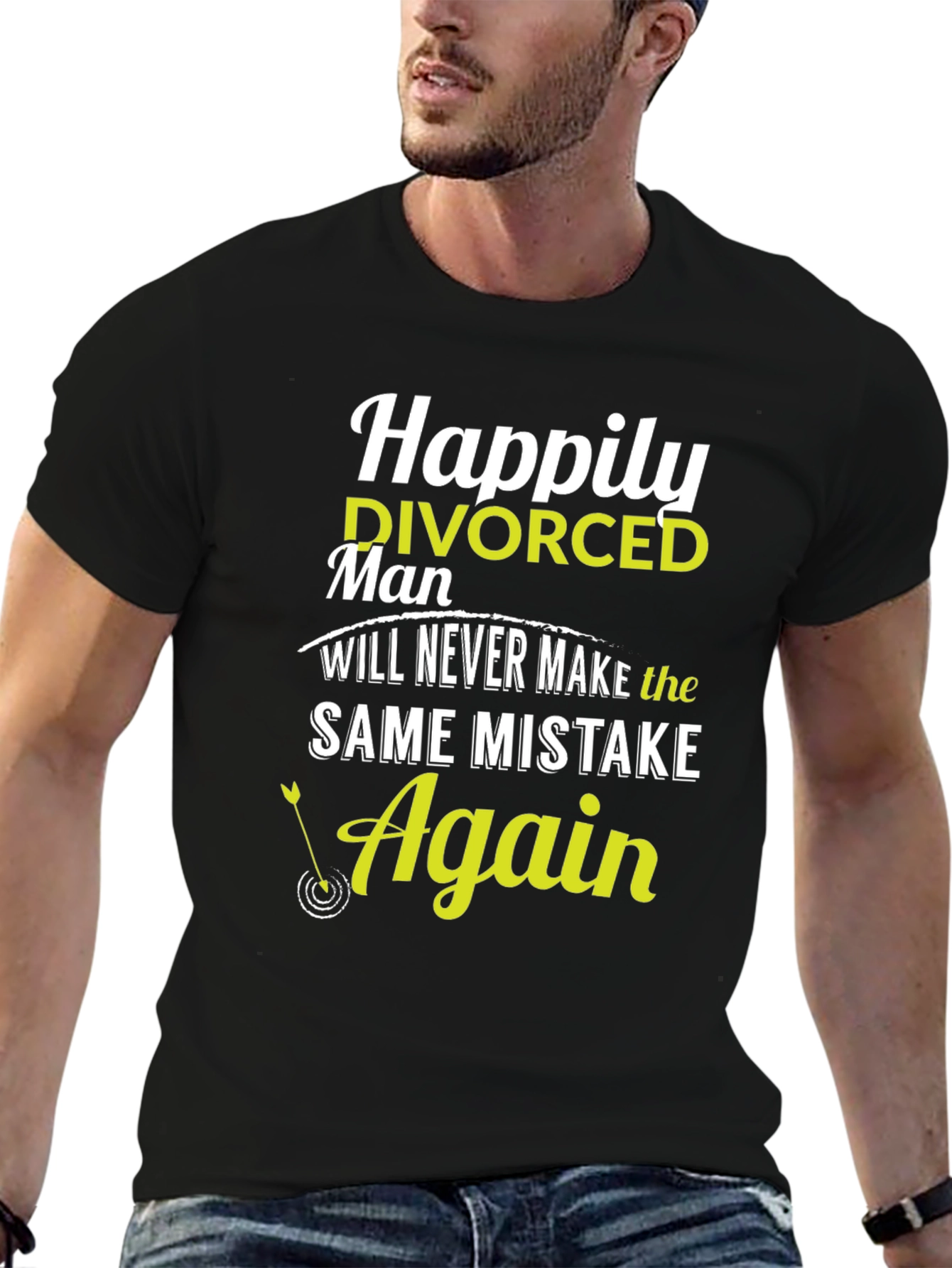 Happily Divorced T-Shirt - Never Again Mistake