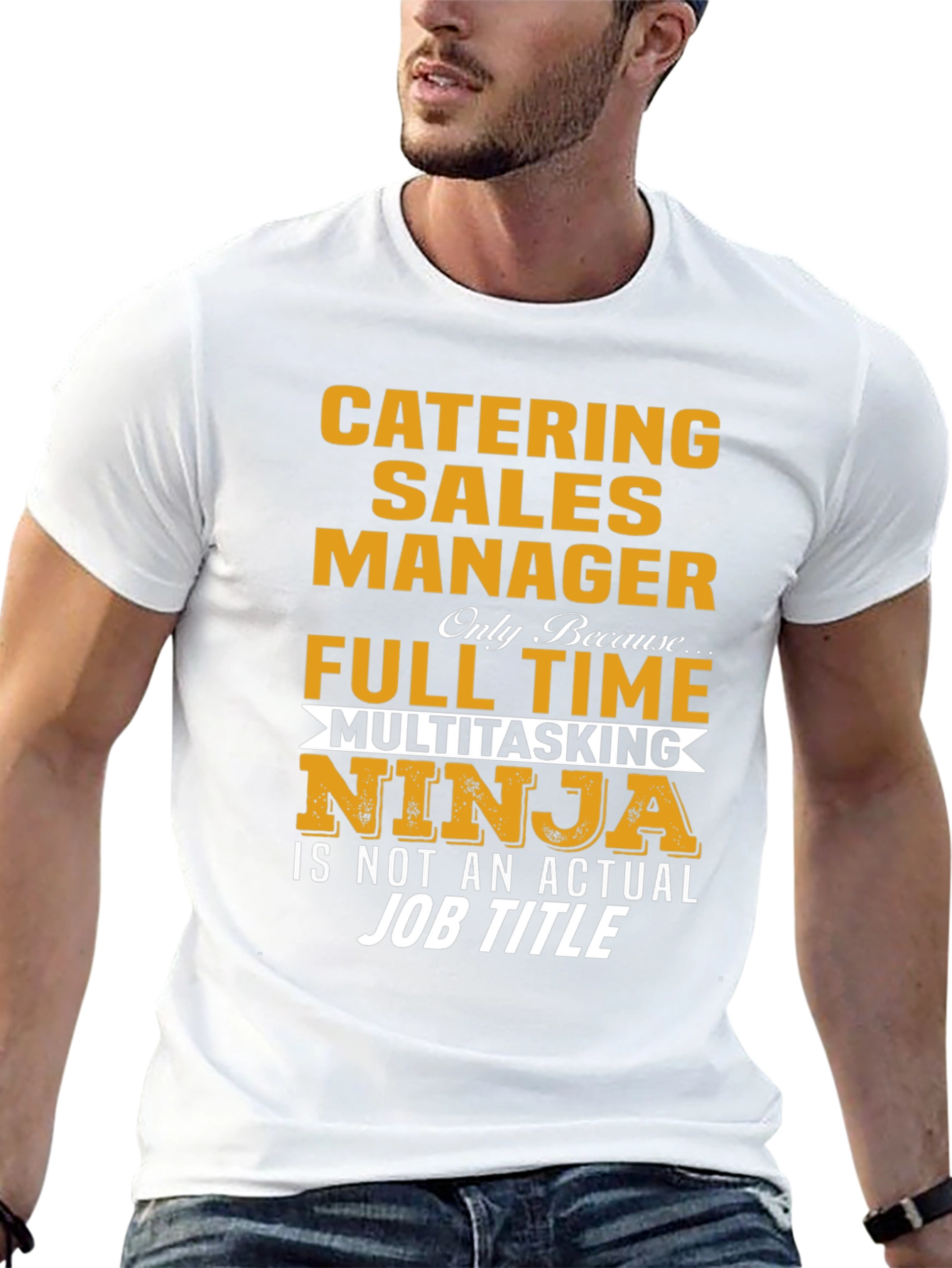Catering Sales Manager Multitasking Ninja T-Shirt