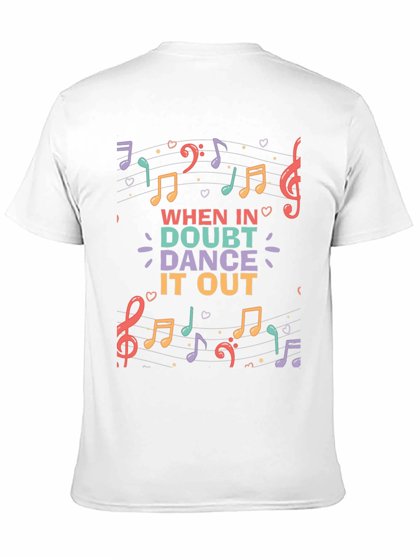 When in Doubt Dance it Out Music T-Shirt