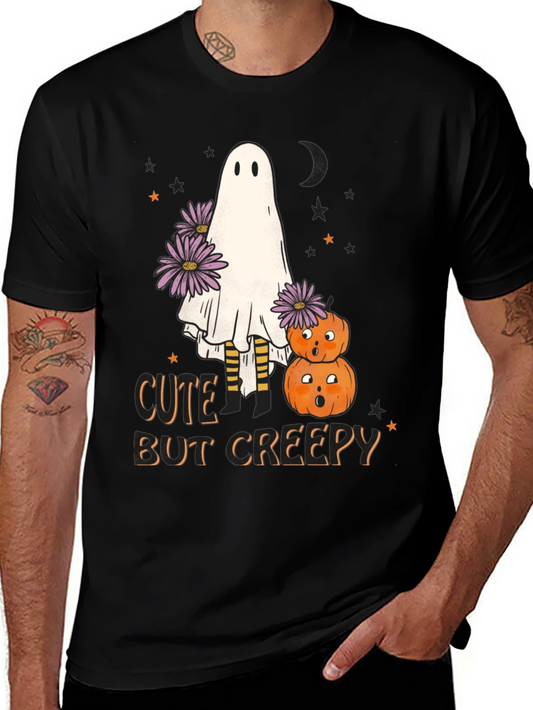 Cute But Creepy Halloween Ghost T-Shirt