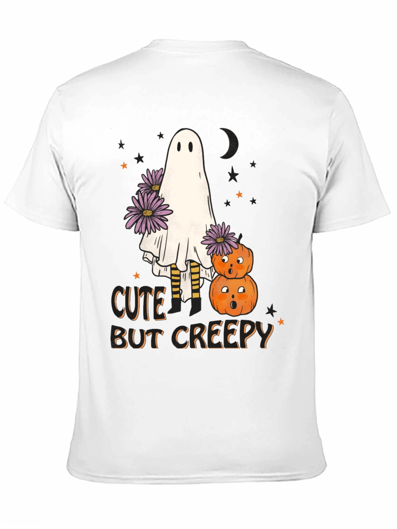 Cute But Creepy Halloween Ghost T-Shirt