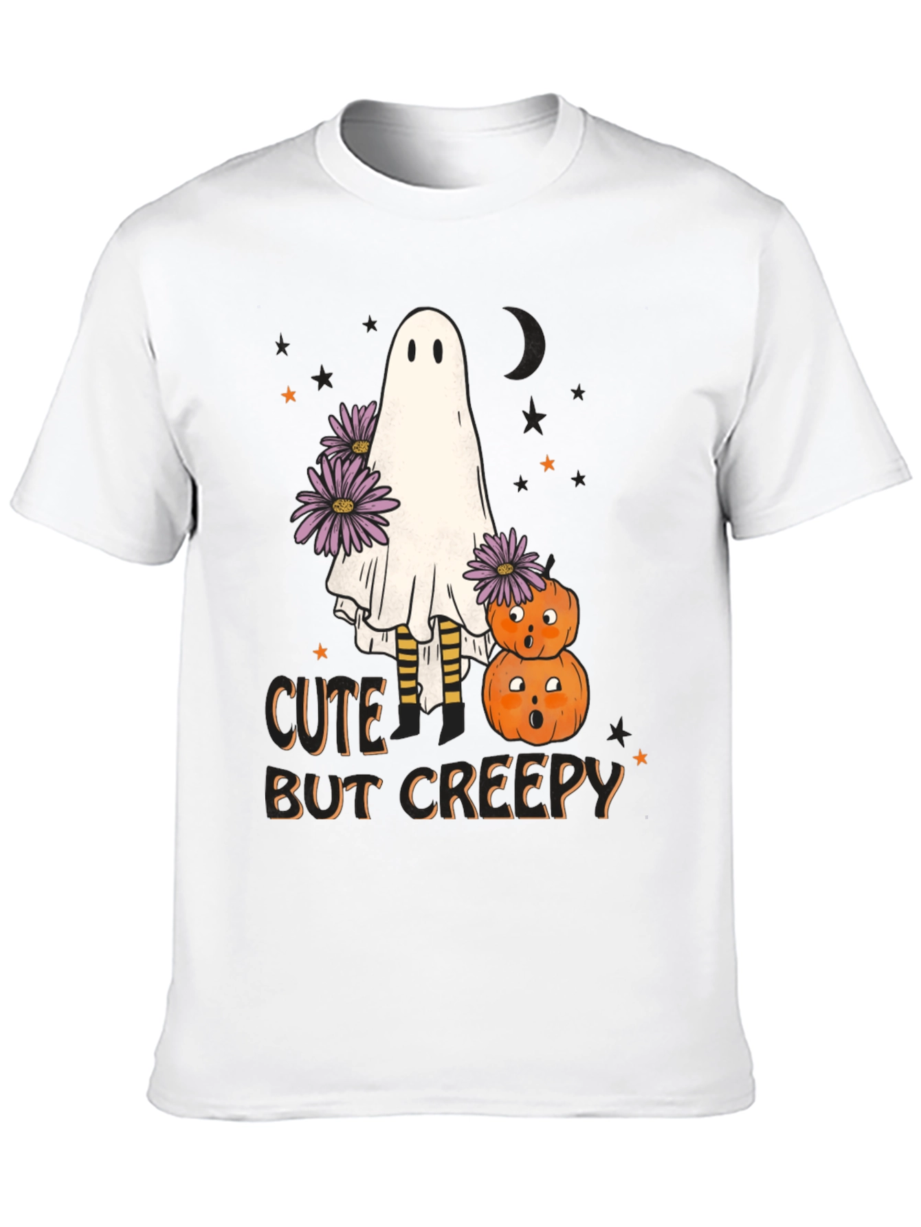 Cute But Creepy Halloween Ghost T-Shirt