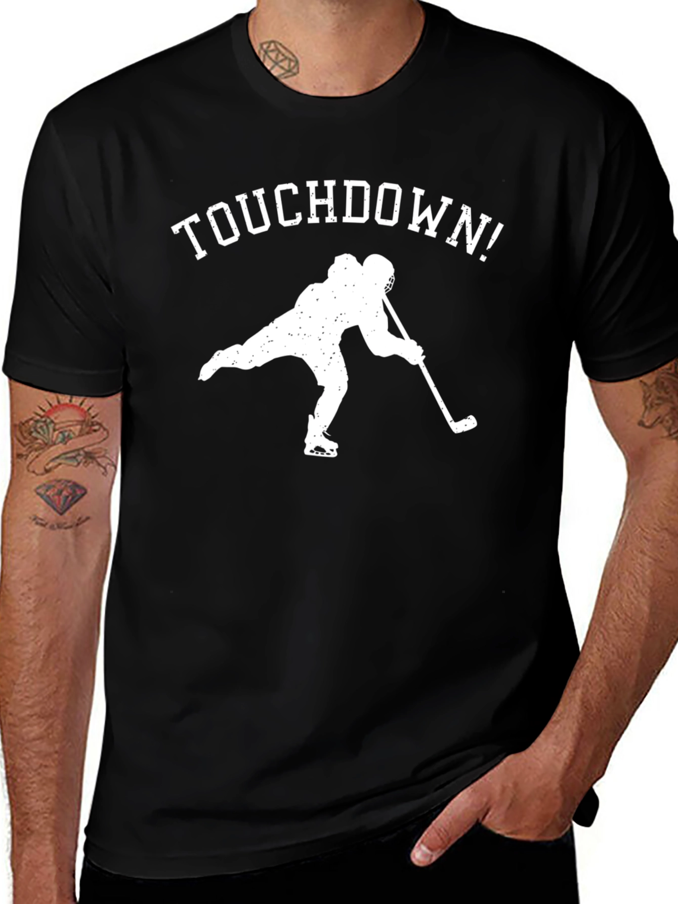 Touchdown Hockey T-Shirt - Cool Sports Tee