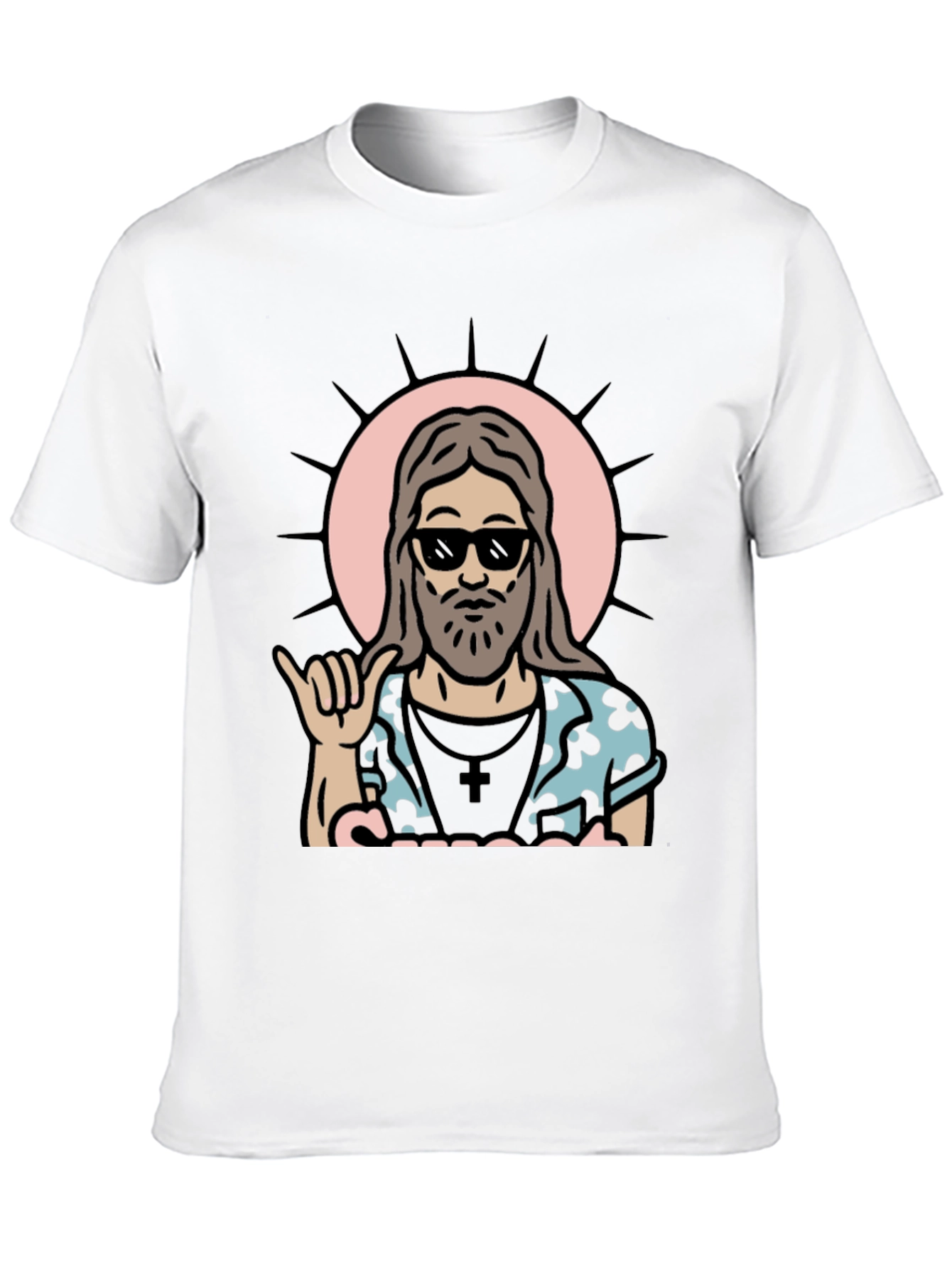 Cool Jesus Graphic Tee - Black
