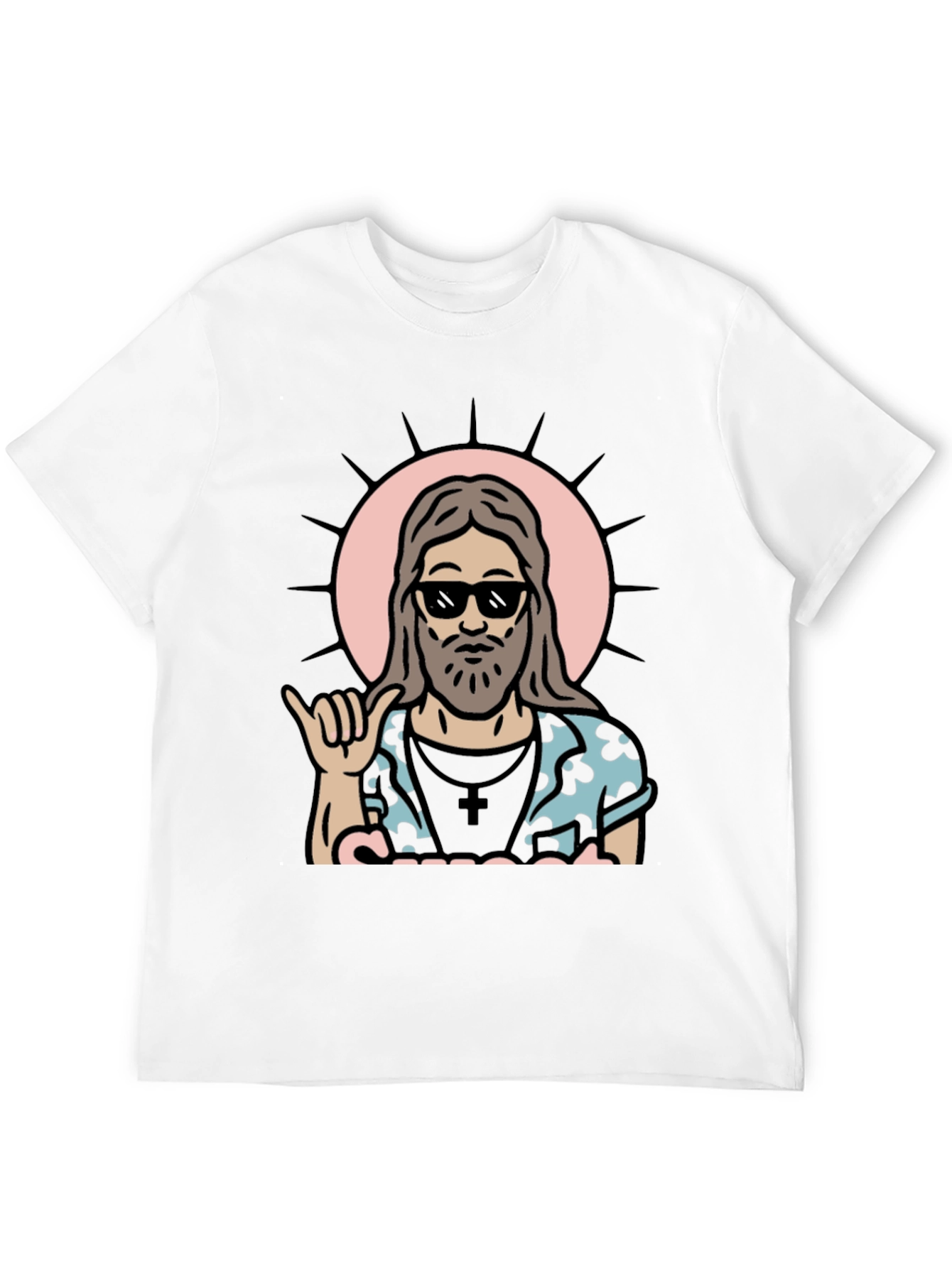 Cool Jesus Graphic Tee - Black