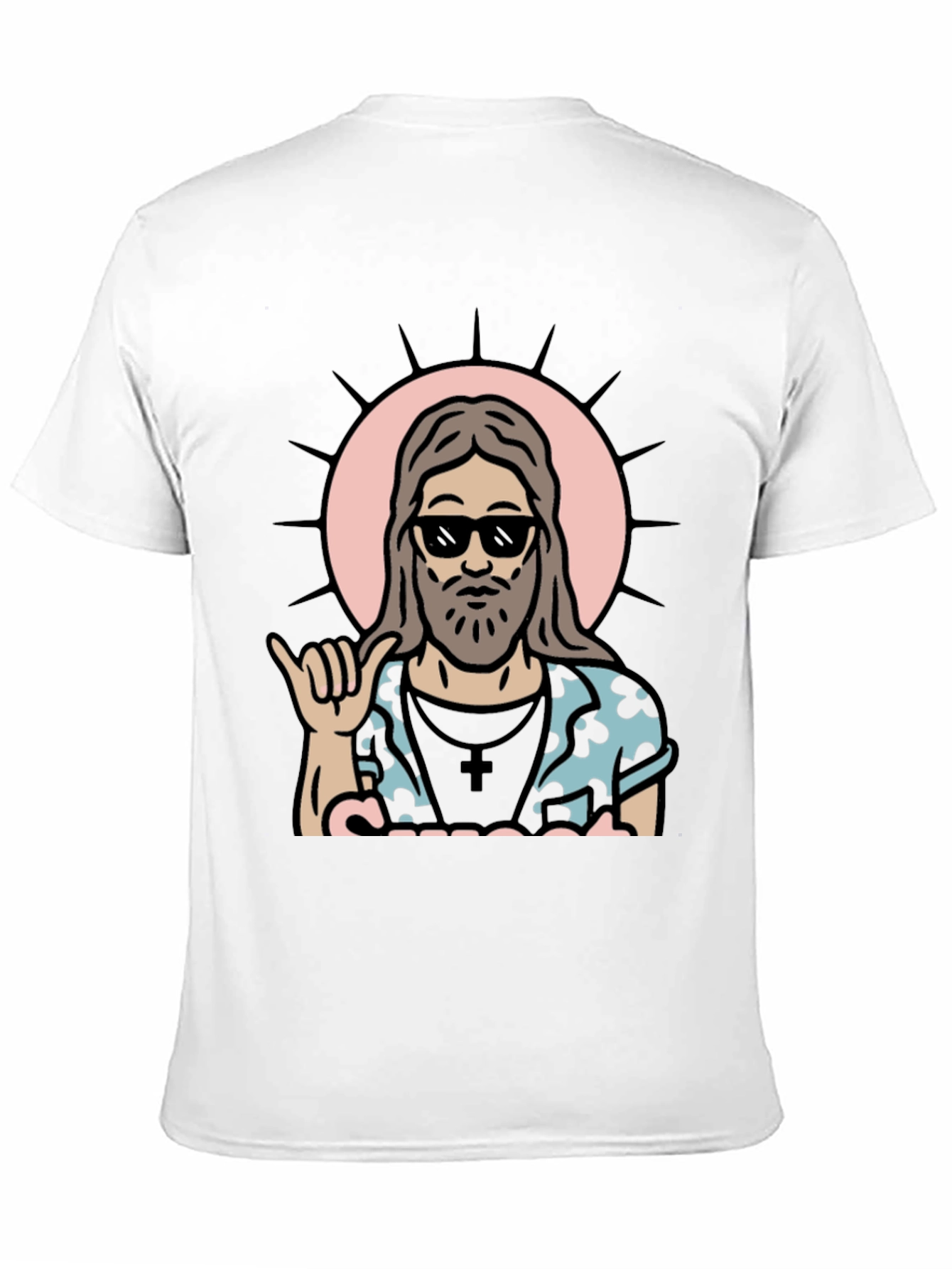 Cool Jesus Graphic Tee - Black