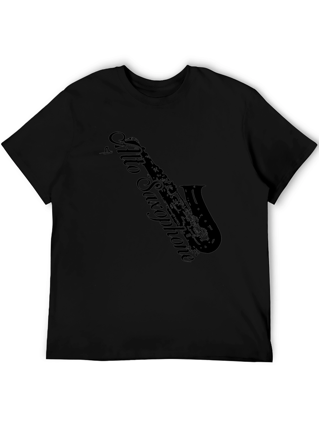 Alto Saxophone Black T-Shirt