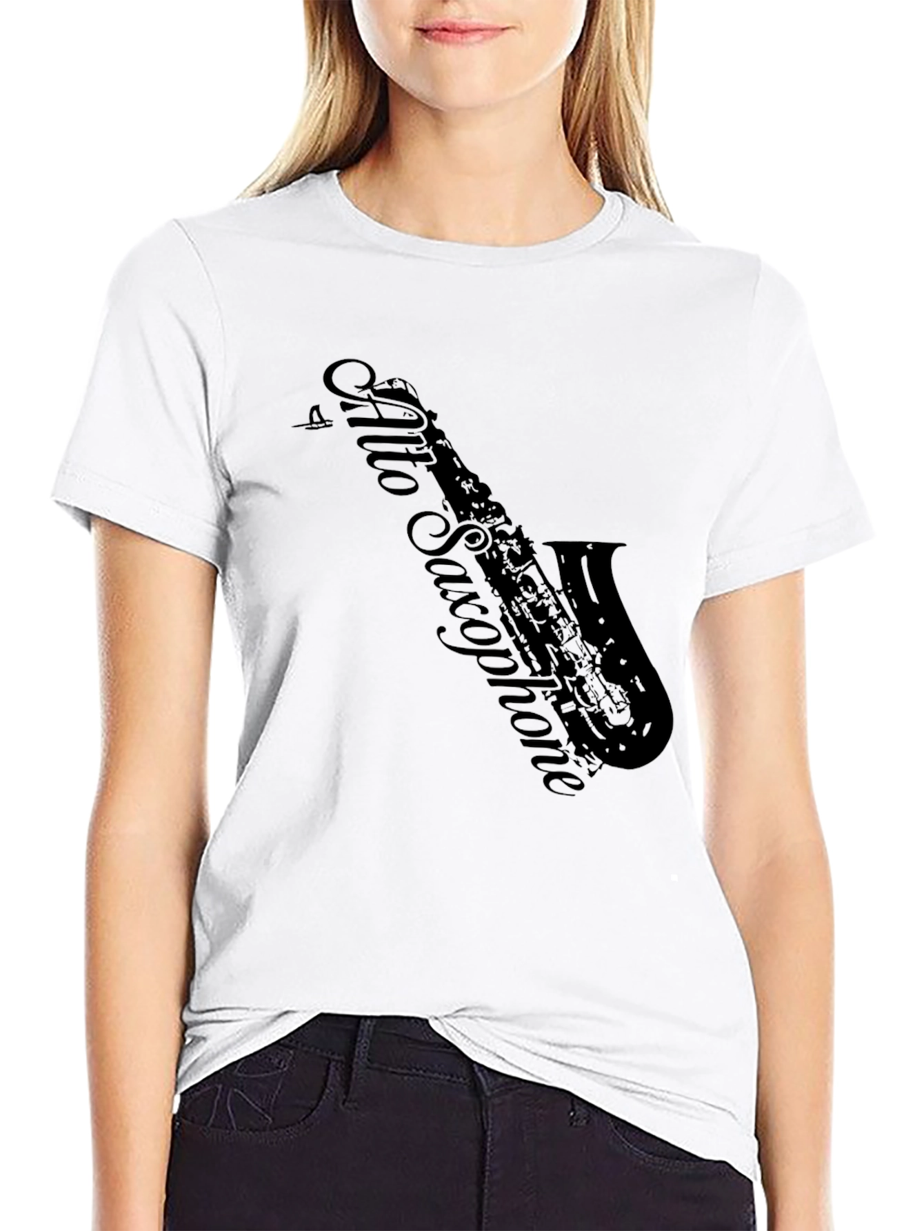 Alto Saxophone Black T-Shirt