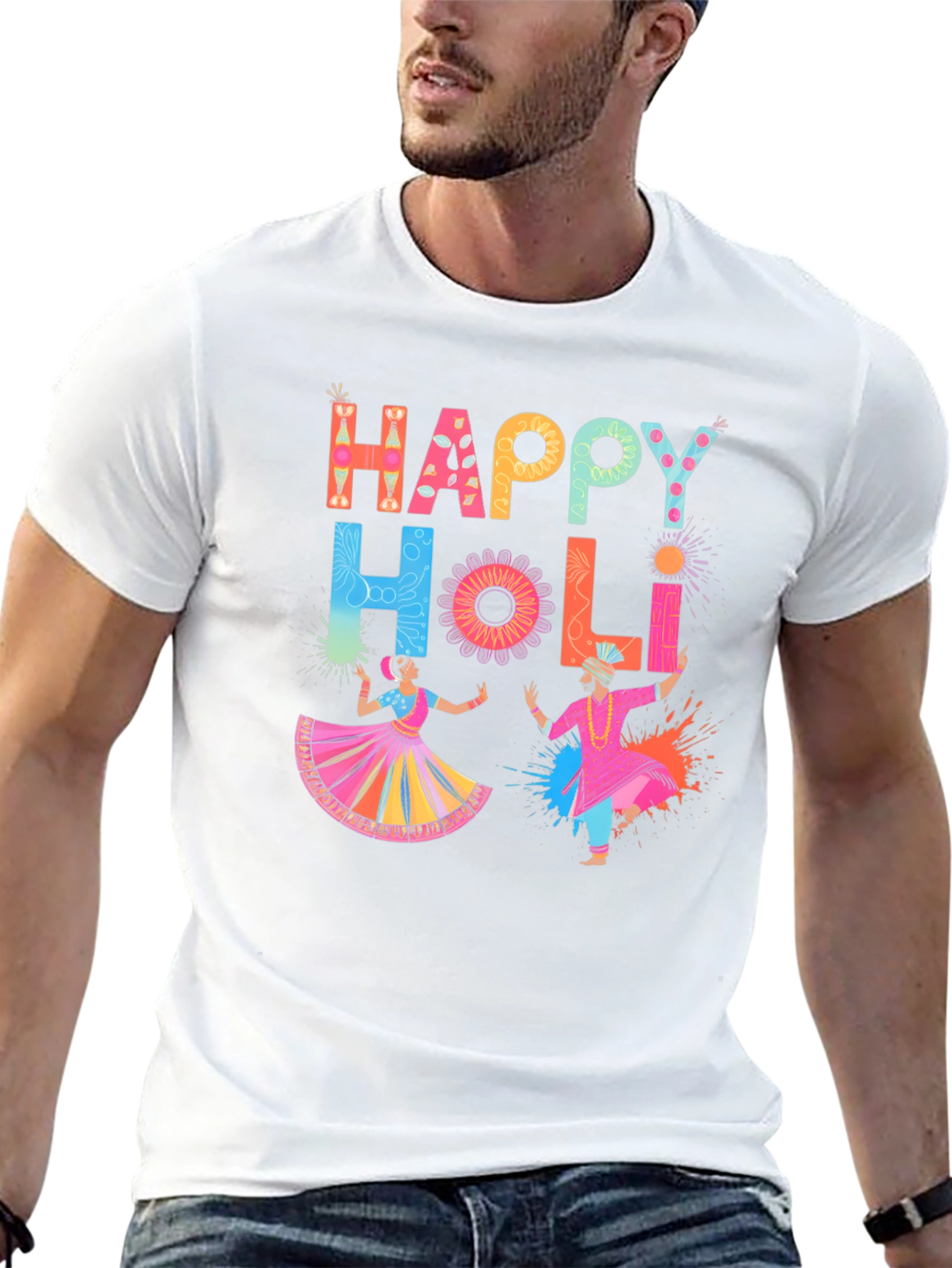 Happy Holi Graphic T-Shirt