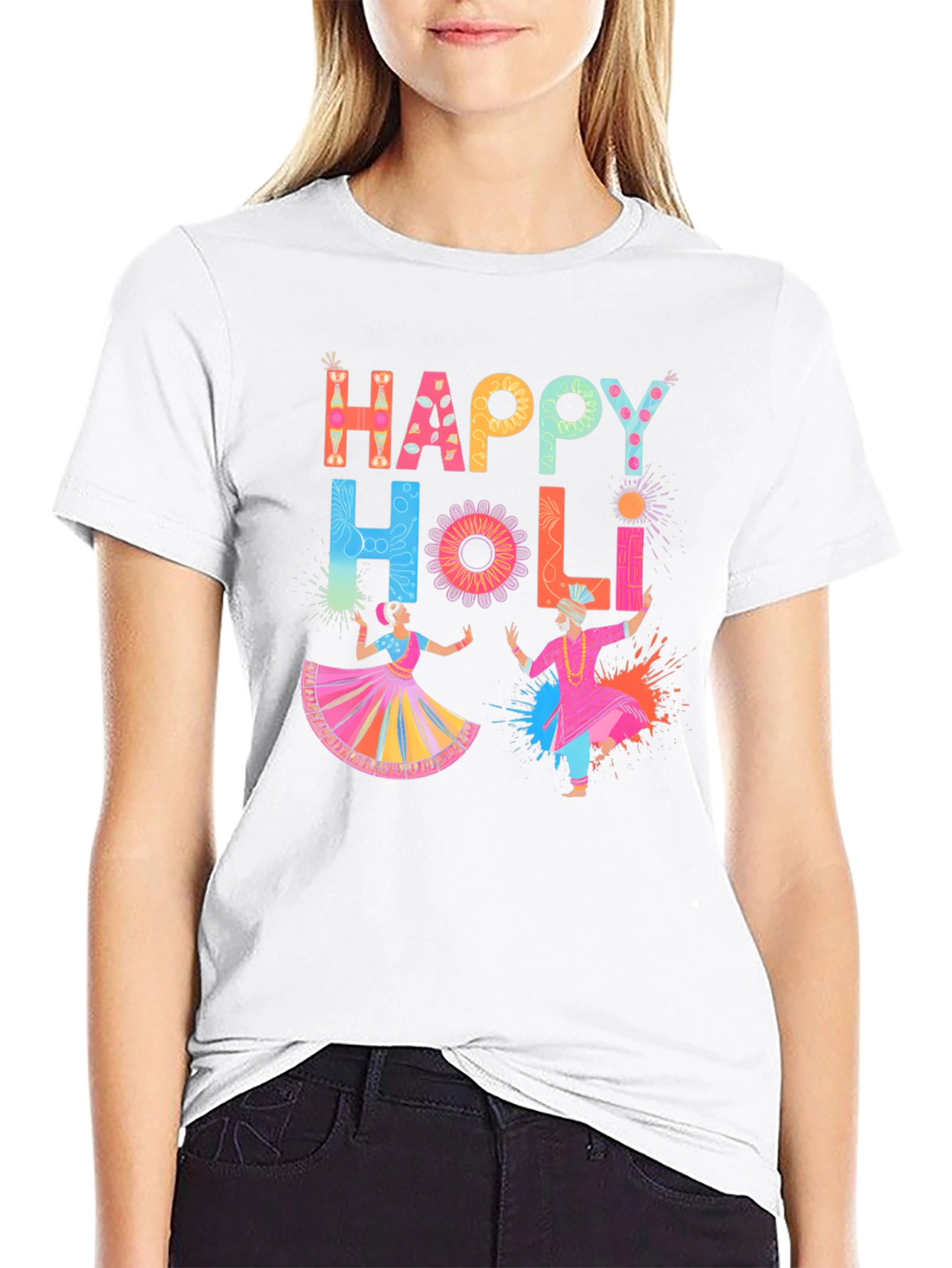 Happy Holi Graphic T-Shirt