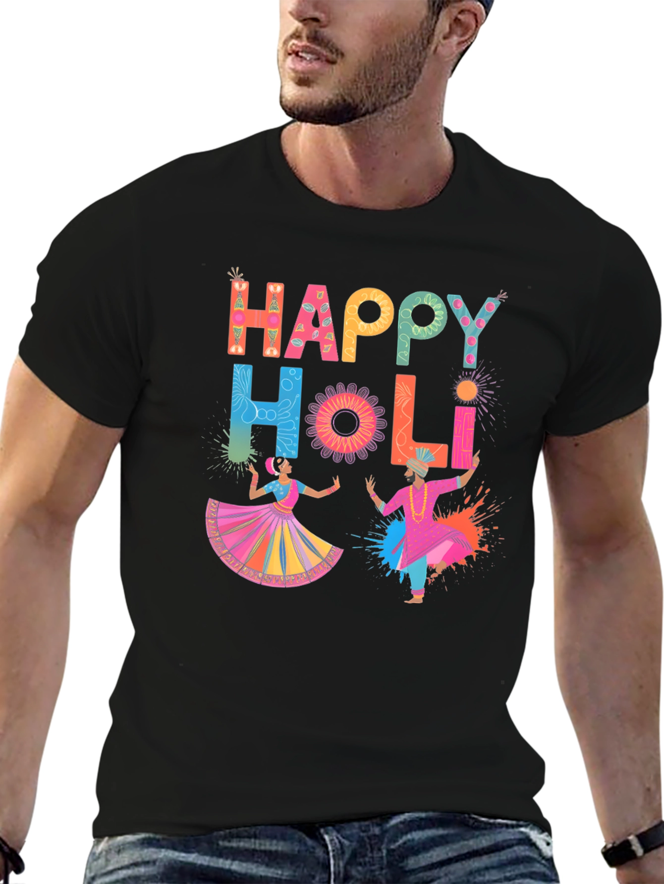 Happy Holi Graphic T-Shirt