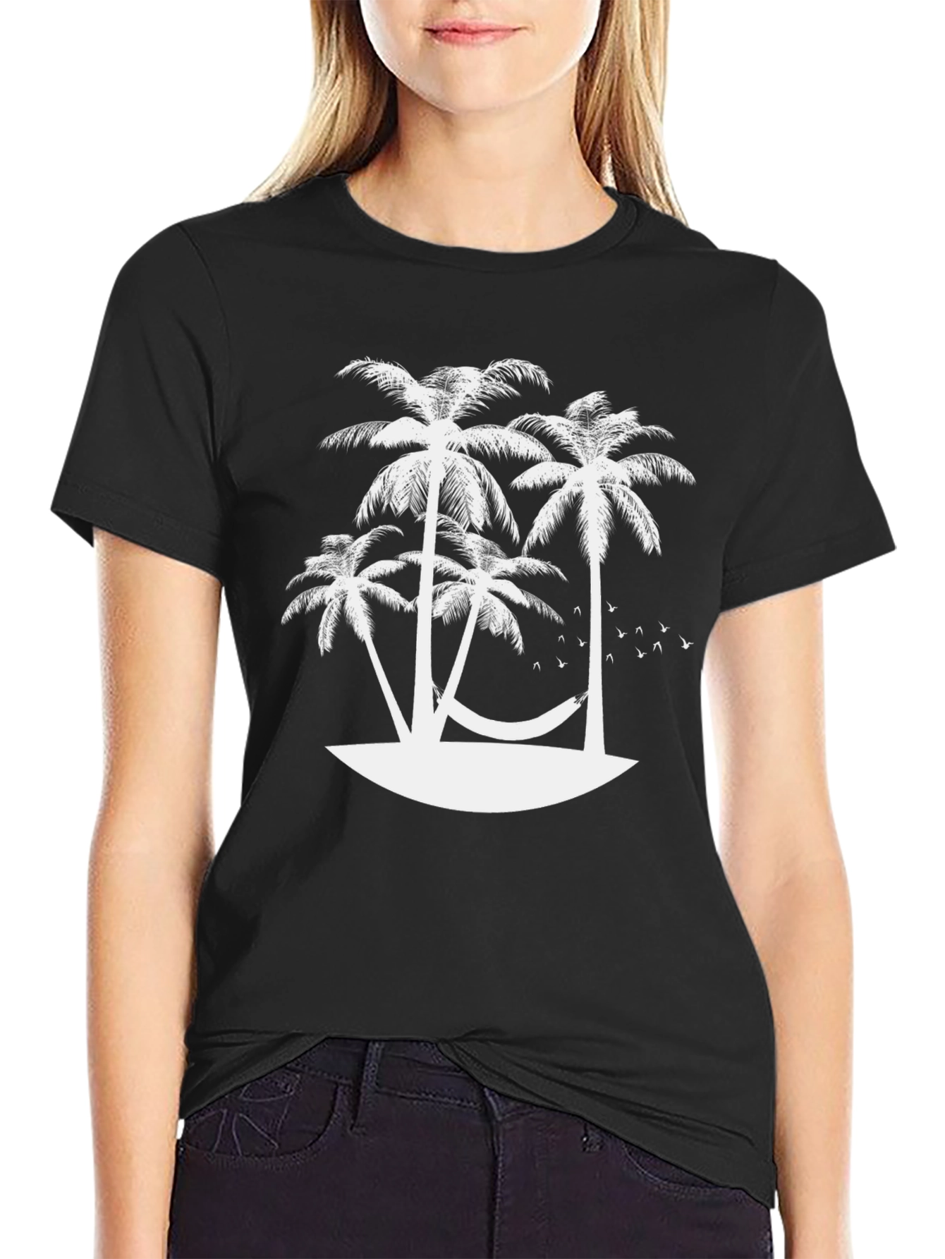 Tropical Island Graphic T-Shirt