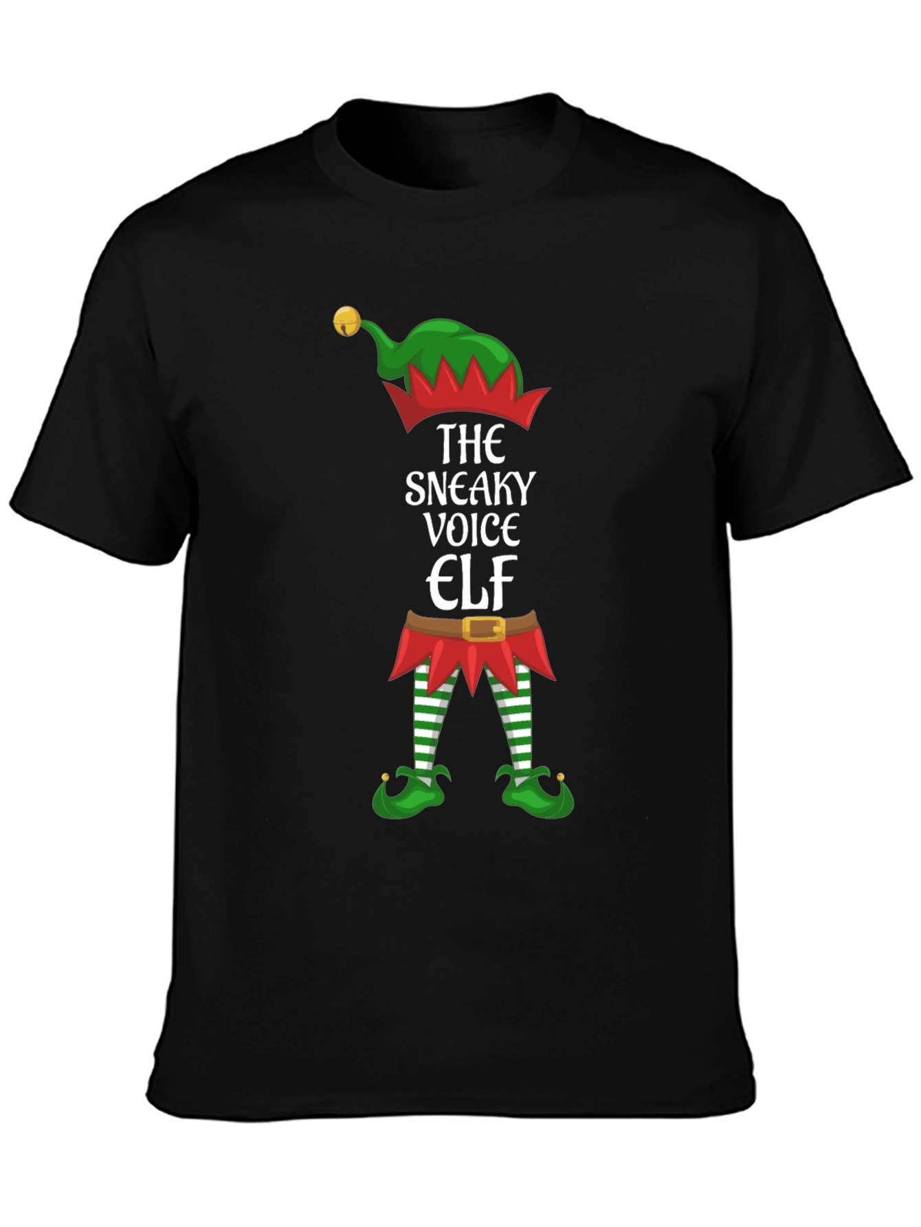 Sneaky Voice Elf Christmas T-Shirt