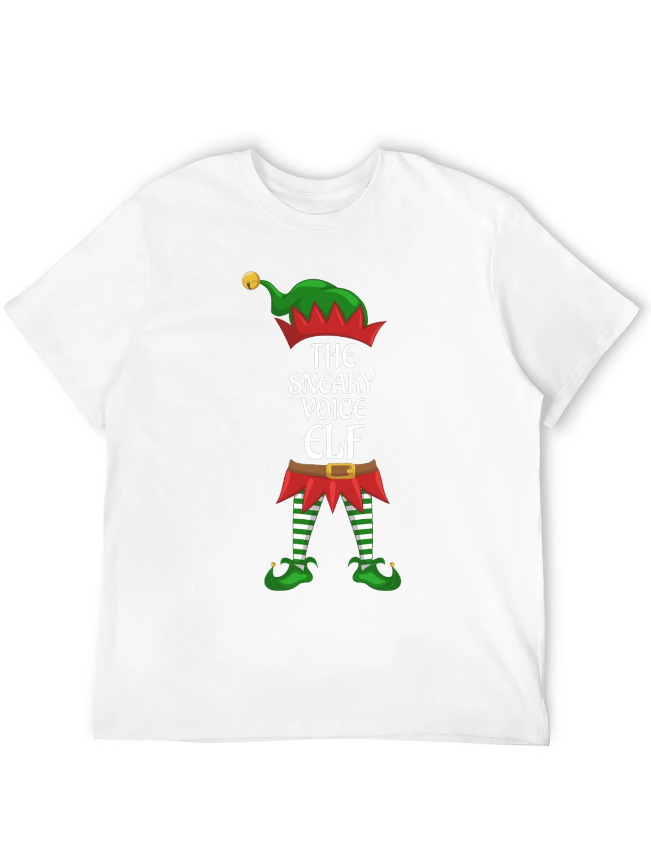 Sneaky Voice Elf Christmas T-Shirt