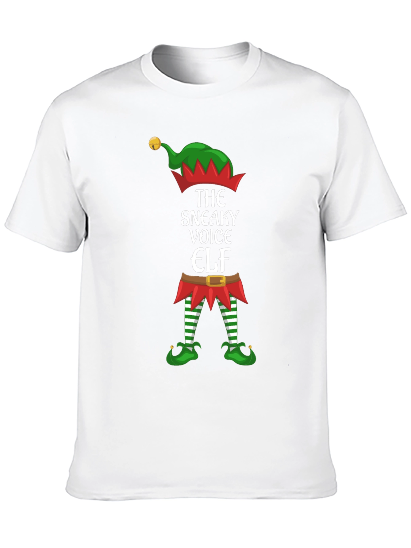 Sneaky Voice Elf Christmas T-Shirt