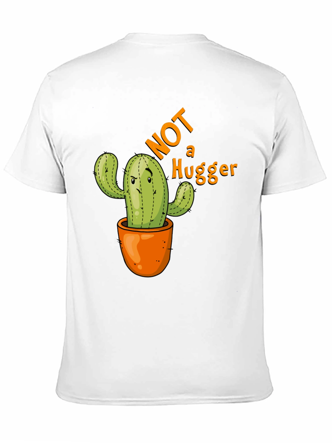 Not a Hugger Cactus Graphic T-Shirt