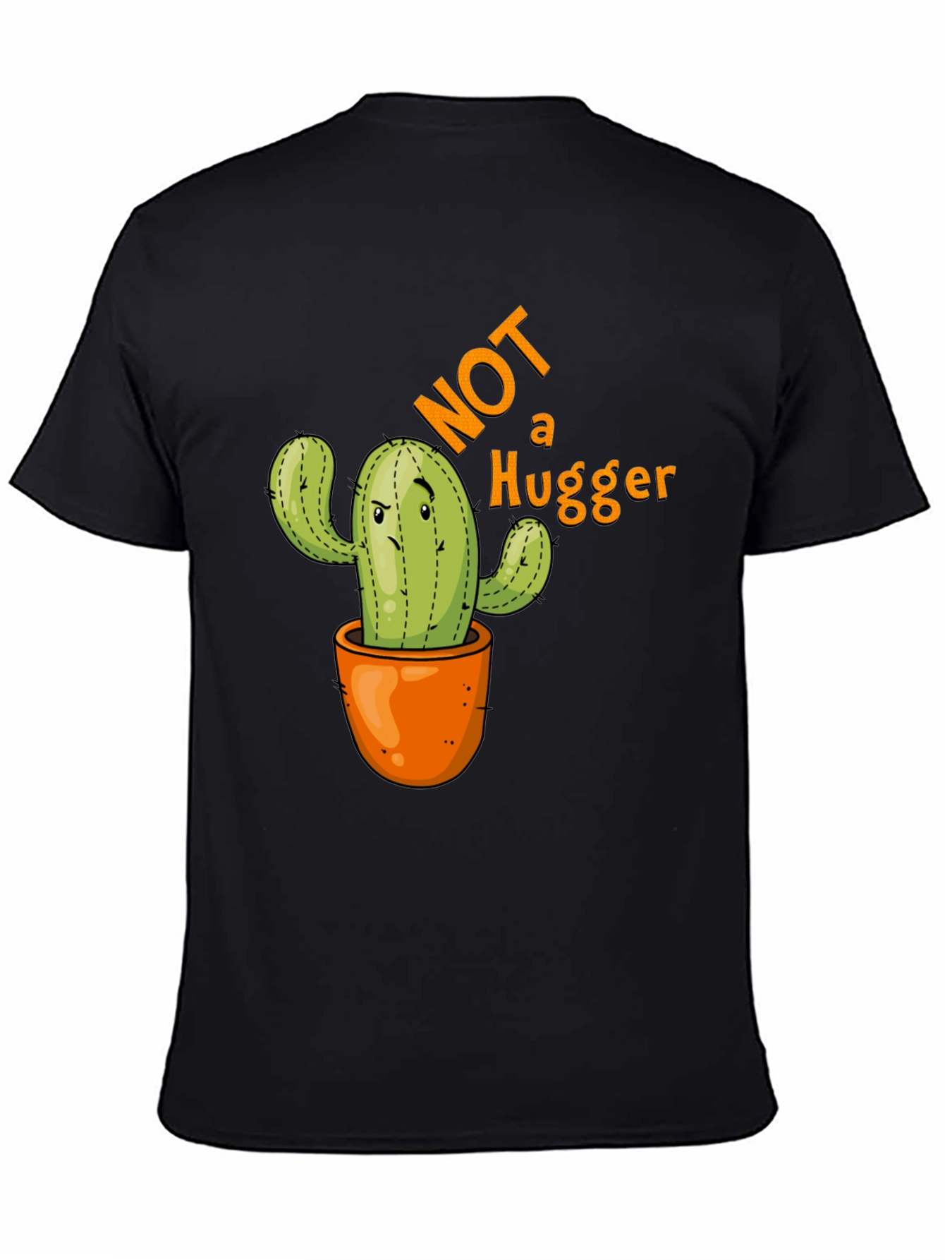 Not a Hugger Cactus Graphic T-Shirt