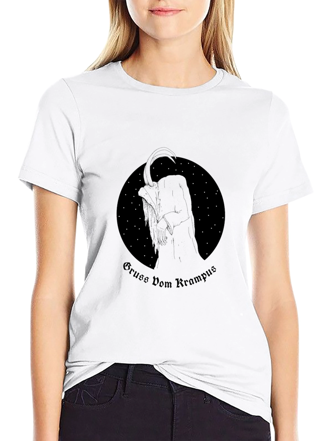 Gruss Vom Krampus Black T-Shirt