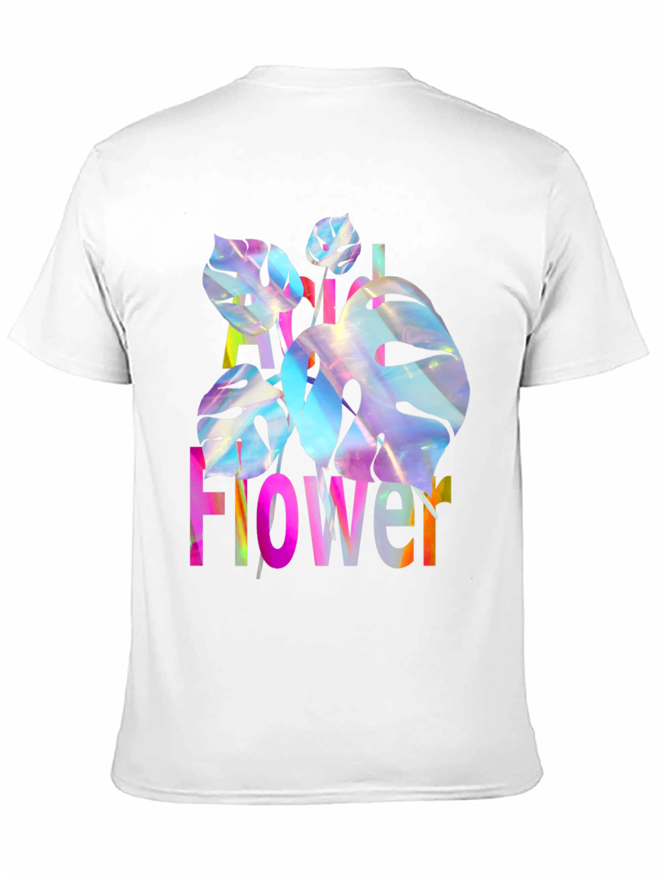 Floral Graphic Print Mens T-Shirt