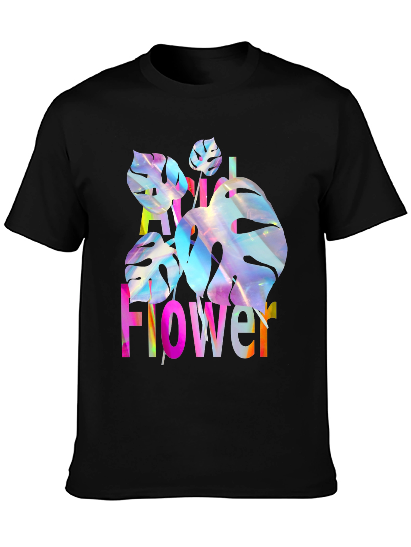 Floral Graphic Print Mens T-Shirt