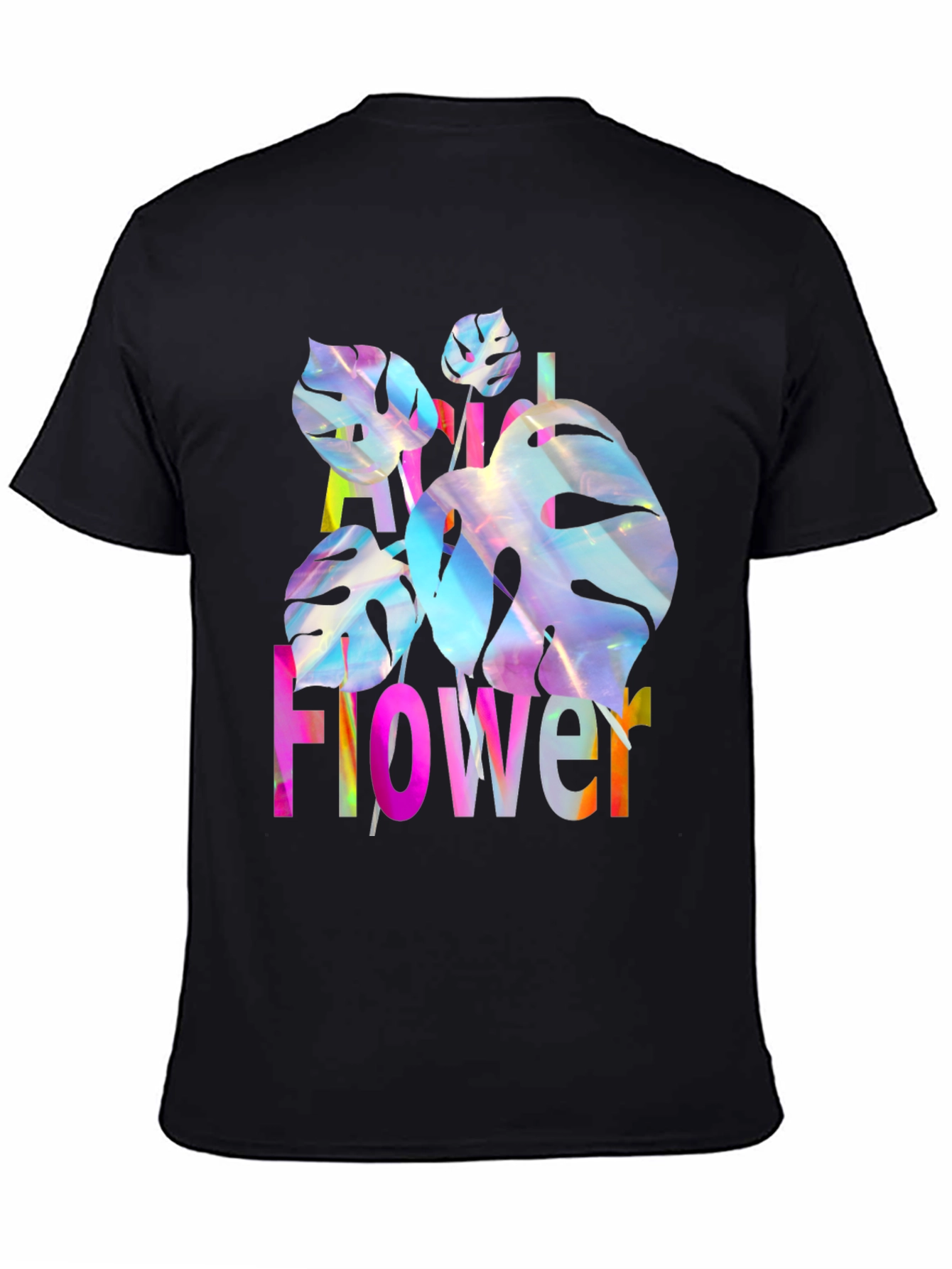 Floral Graphic Print Mens T-Shirt