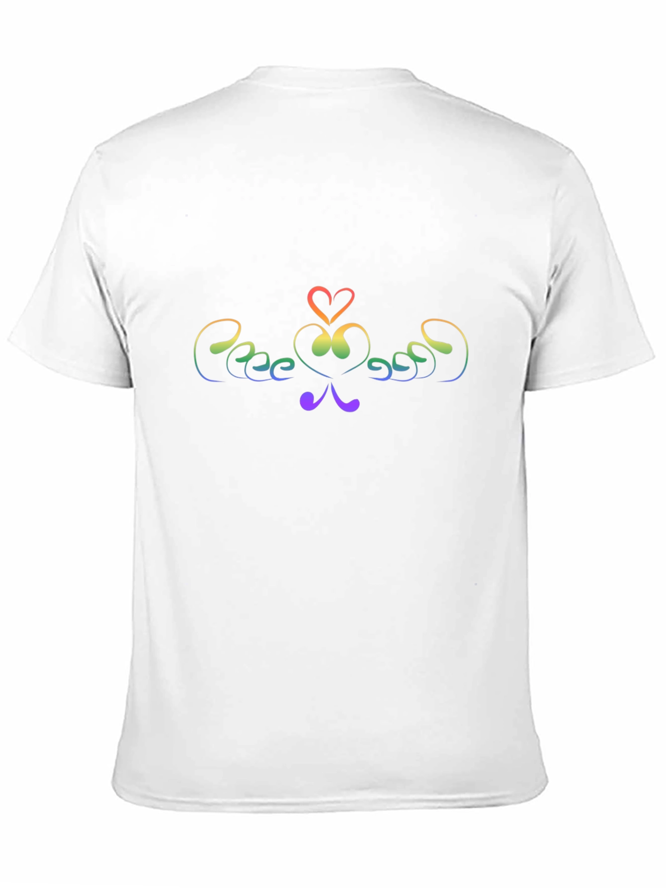 Rainbow Heart Swirl Graphic Tee