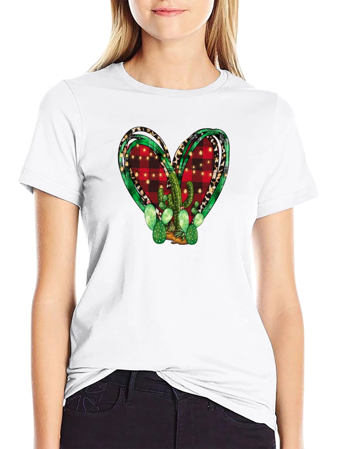 Cactus Heart Graphic Tee
