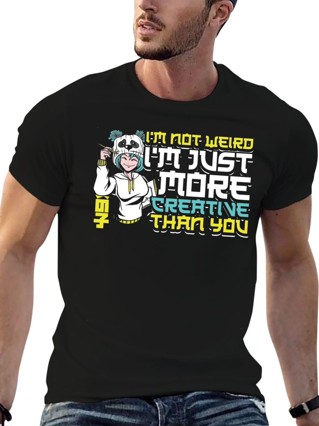 Creative Anime Graphic T-Shirt