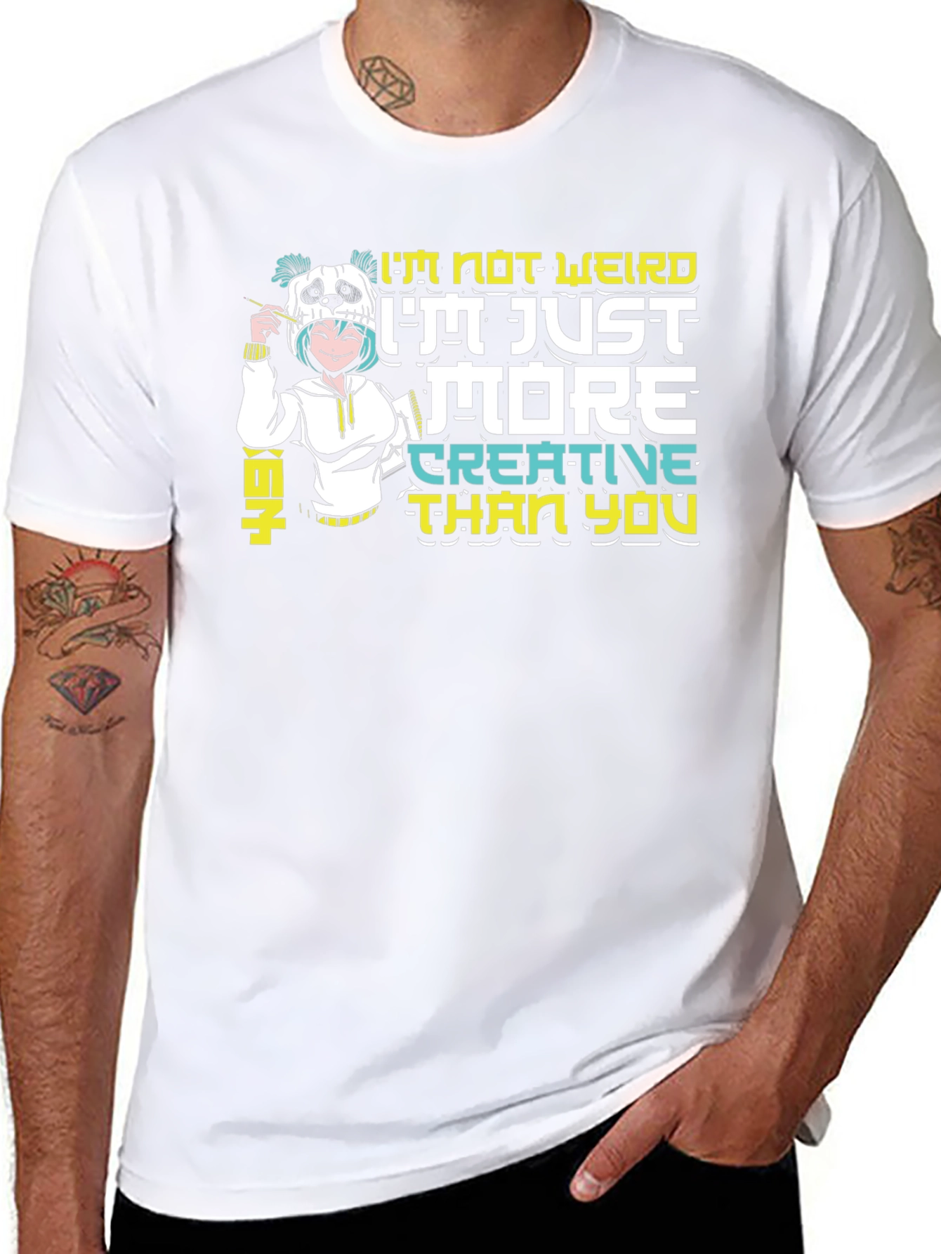 Creative Anime Graphic T-Shirt