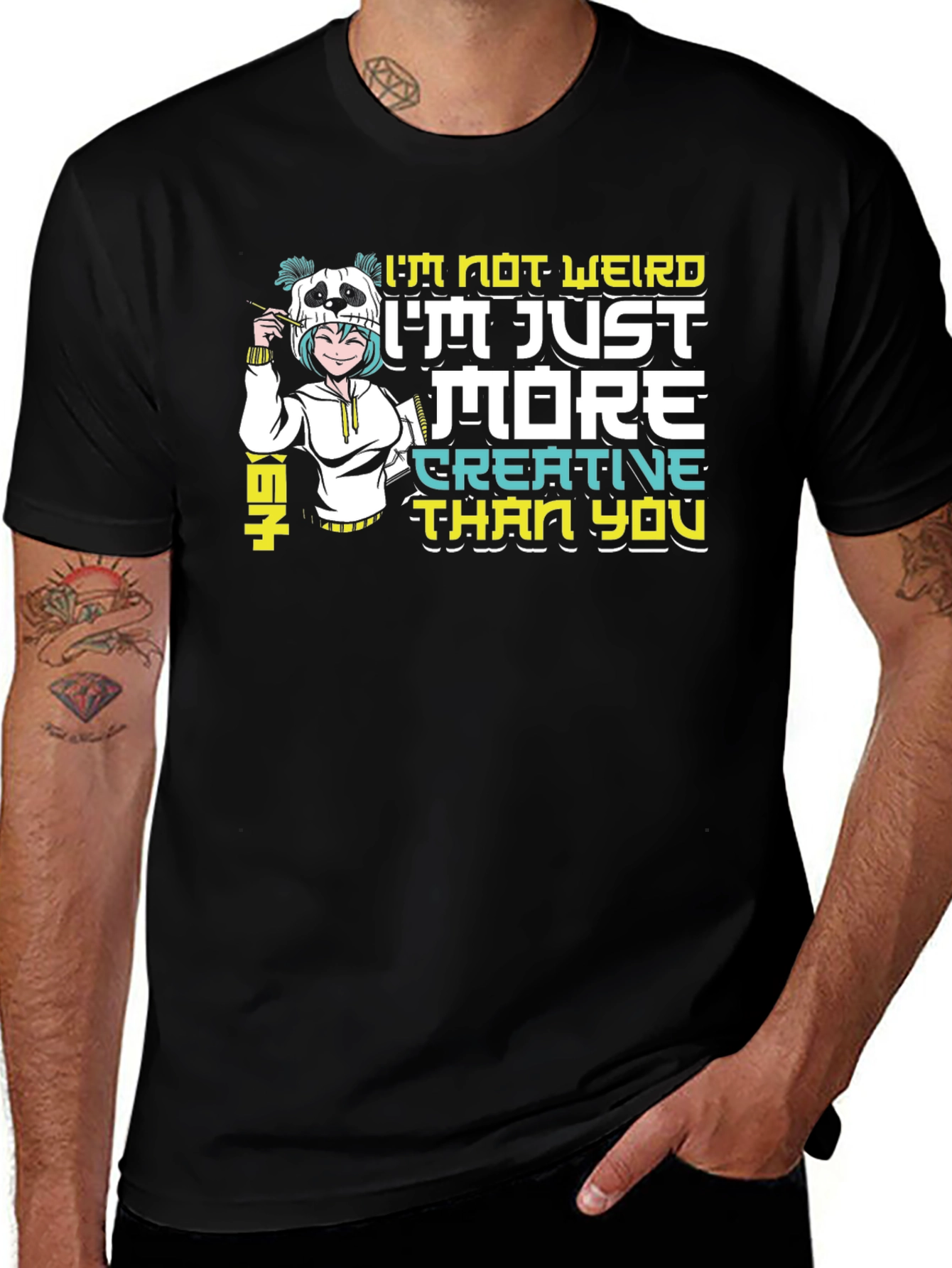Creative Anime Graphic T-Shirt