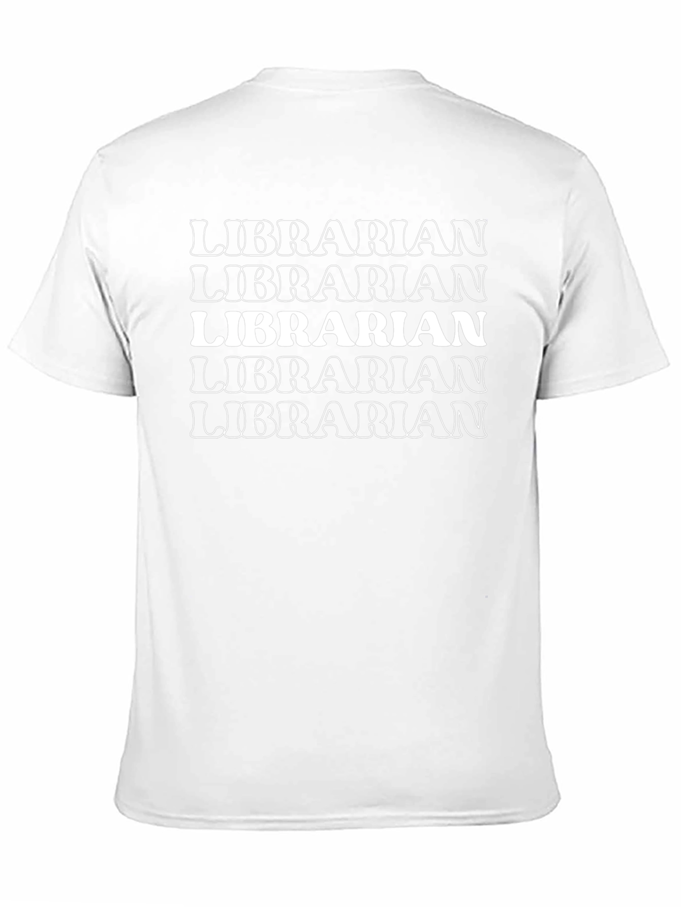 Librarian Retro Stacked Graphic T-Shirt