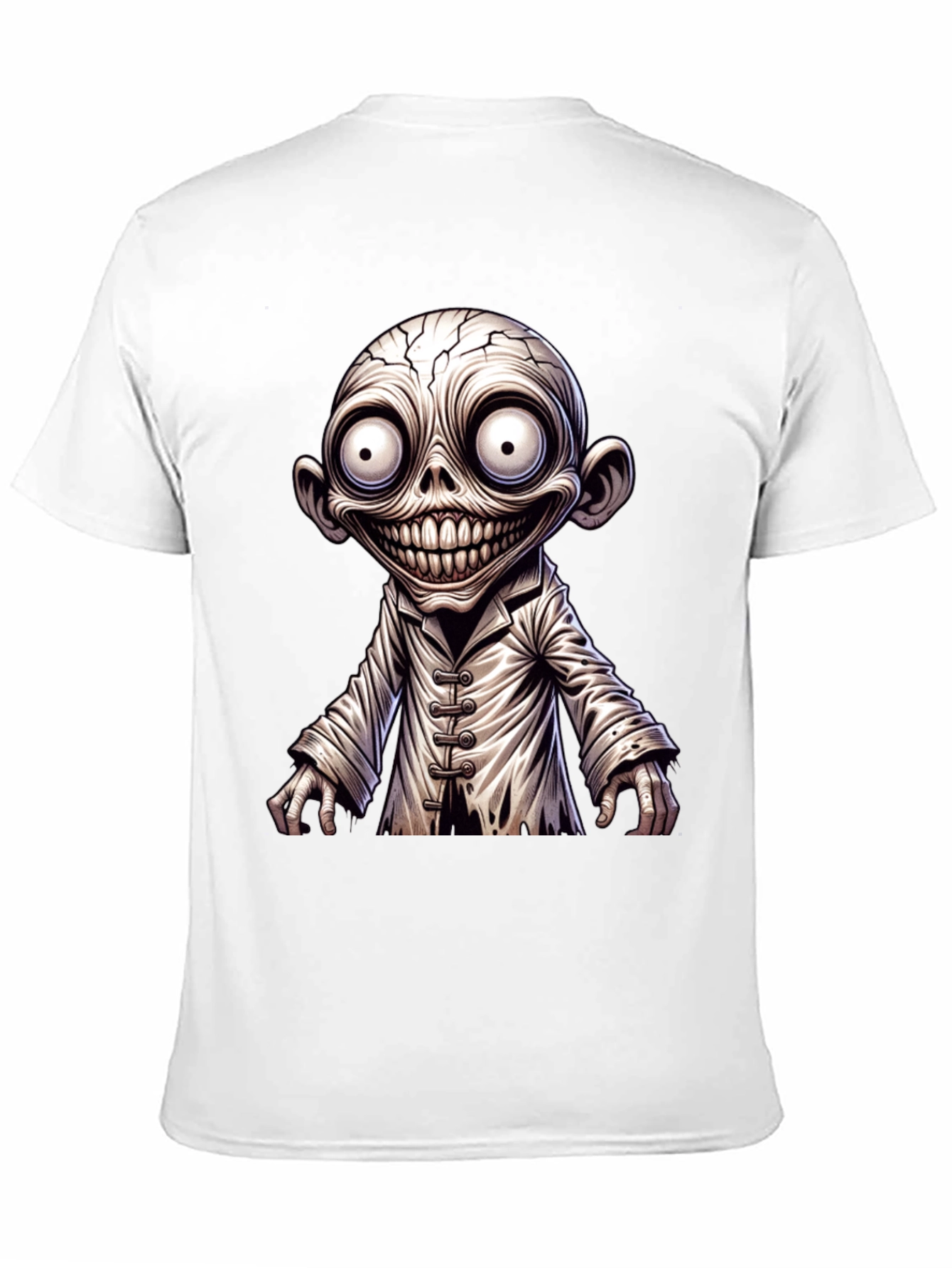 Creepy Cartoon Character Graphic T-Shirt