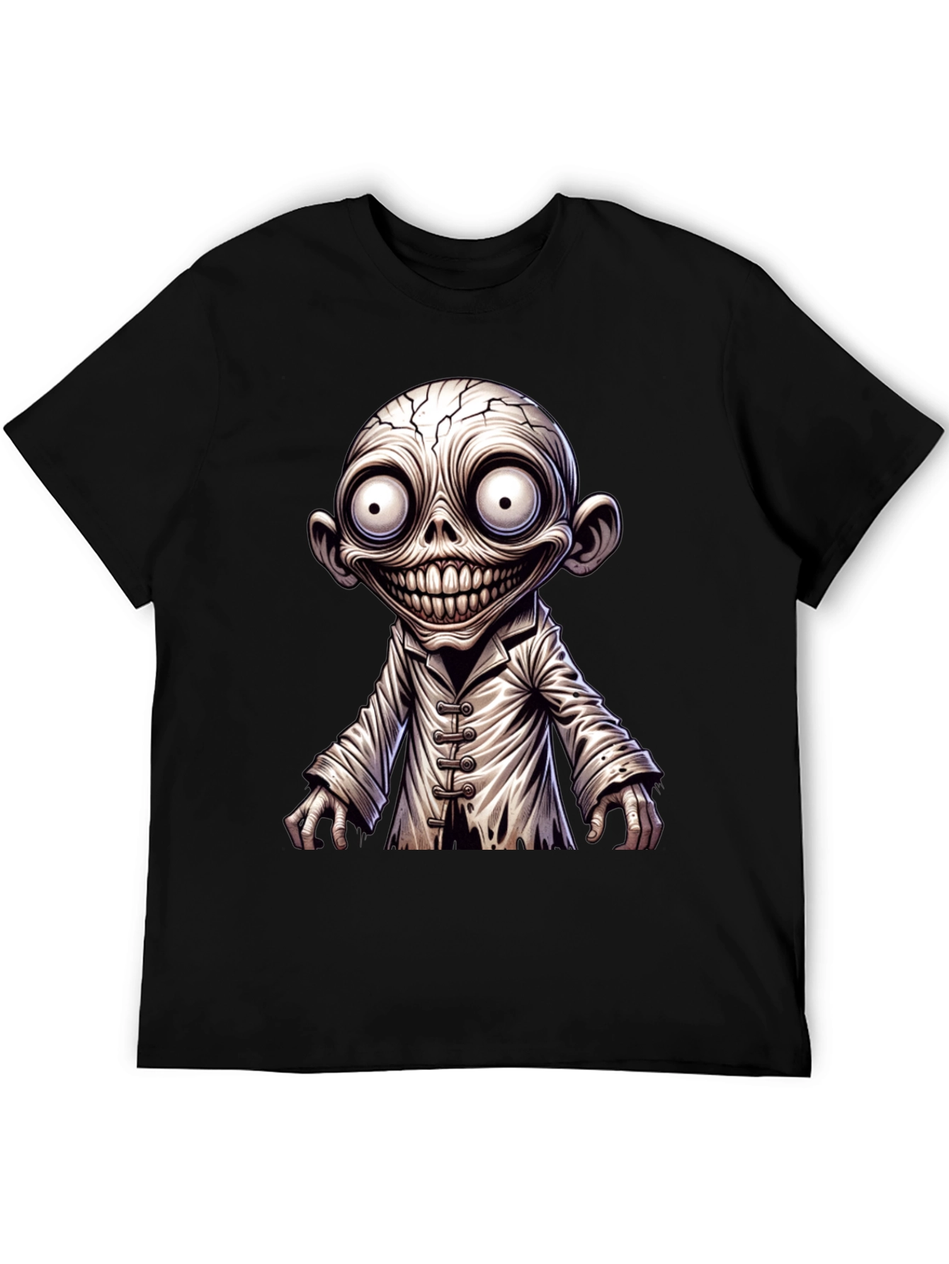 Creepy Cartoon Character Graphic T-Shirt