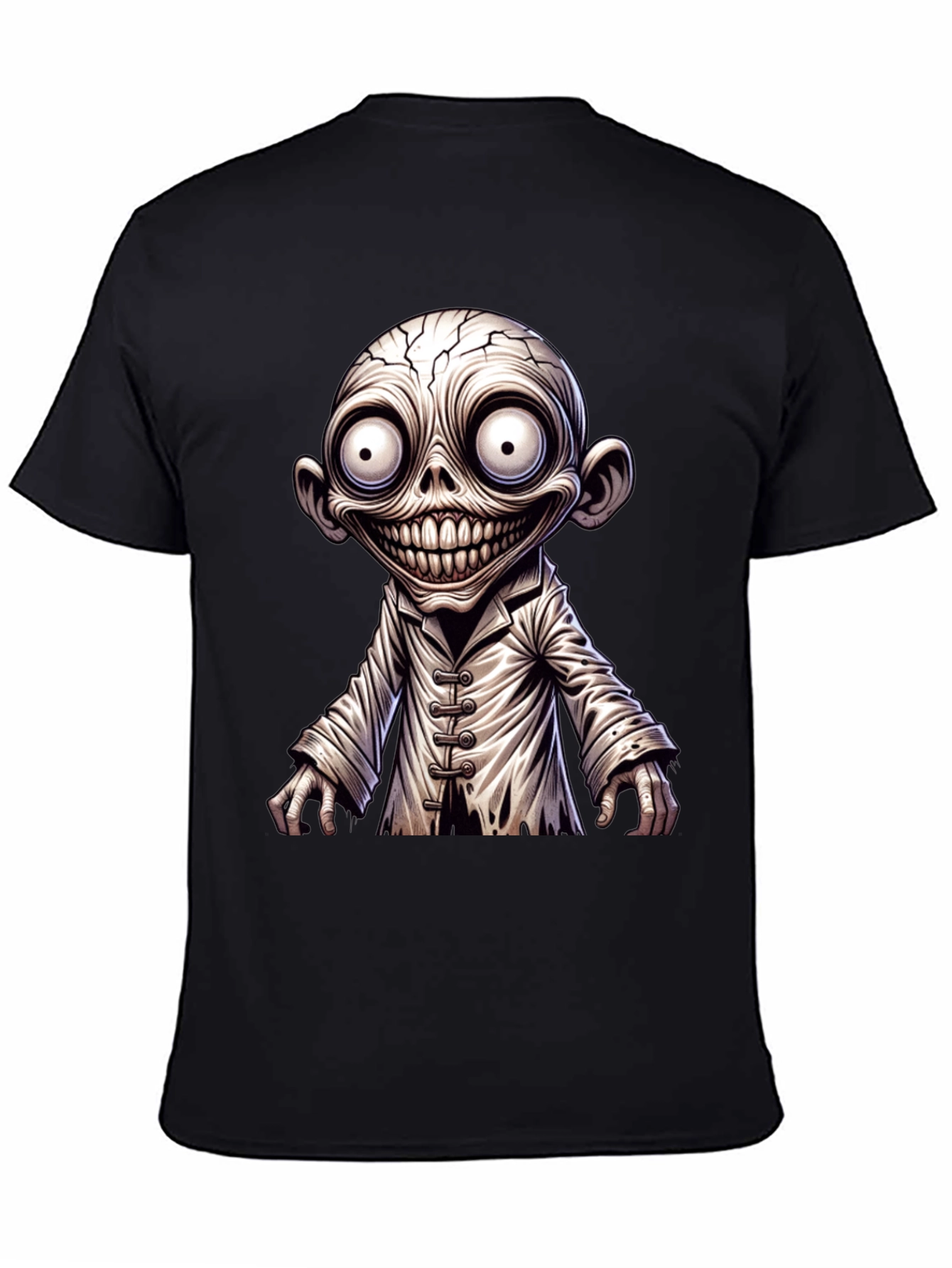 Creepy Cartoon Character Graphic T-Shirt