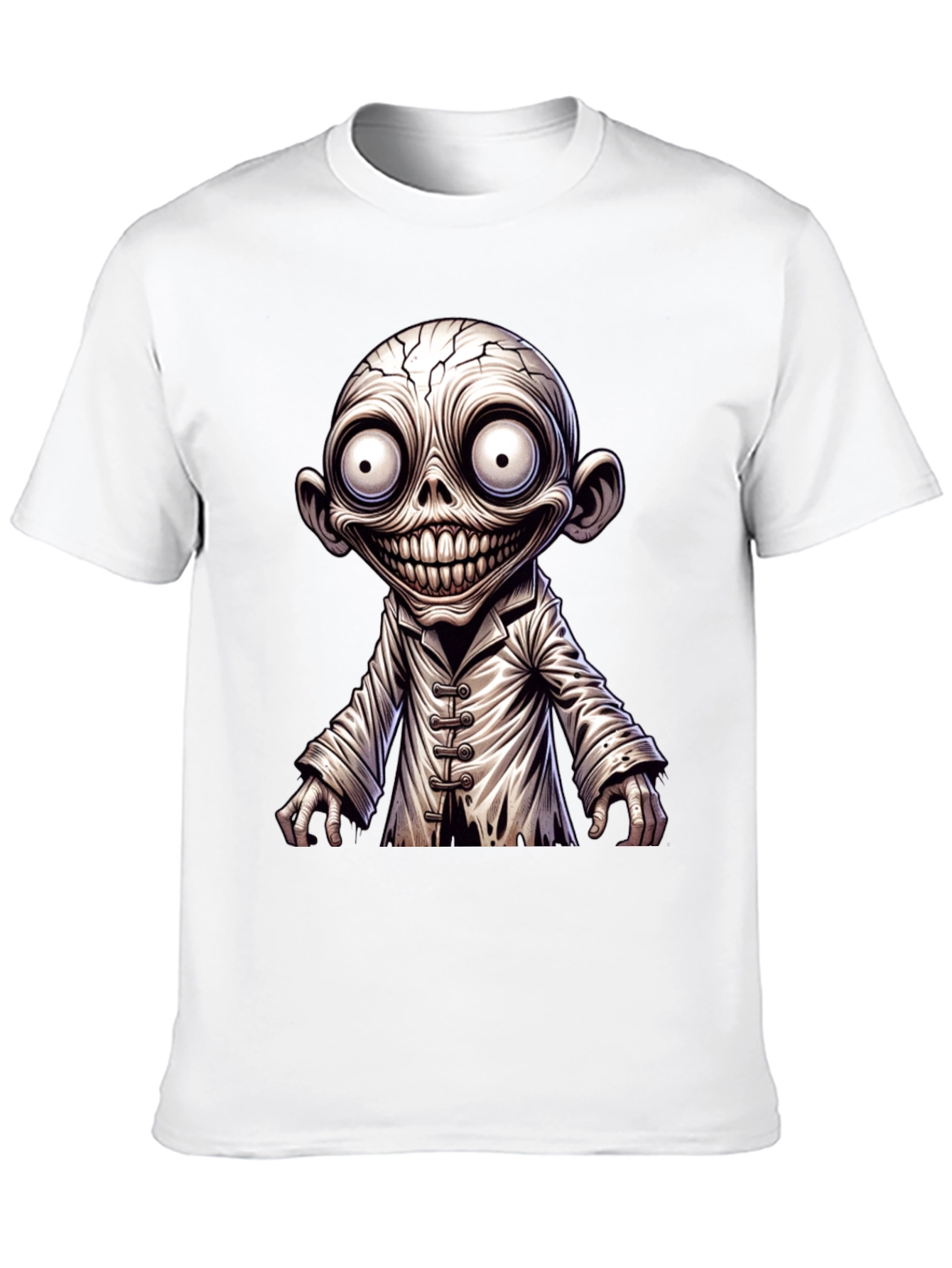 Creepy Cartoon Character Graphic T-Shirt