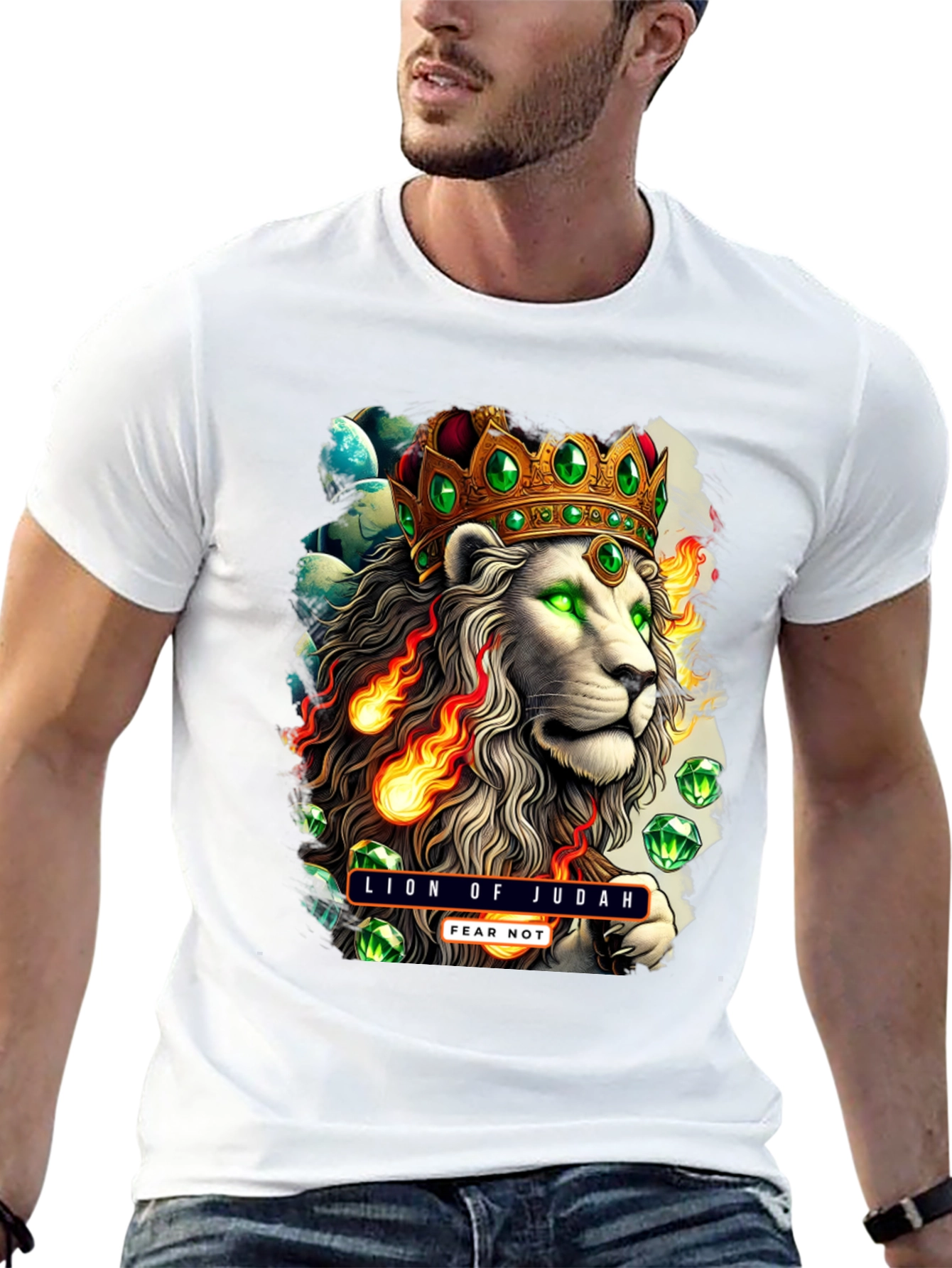 Lion of Judah T-Shirt - Fear Not Graphic Tee