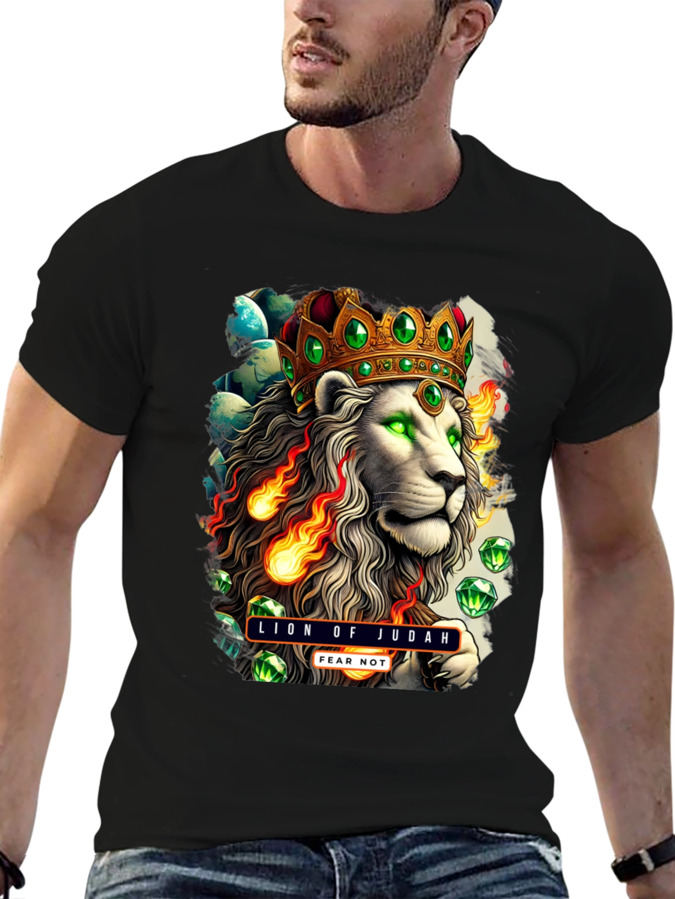 Lion of Judah T-Shirt - Fear Not Graphic Tee