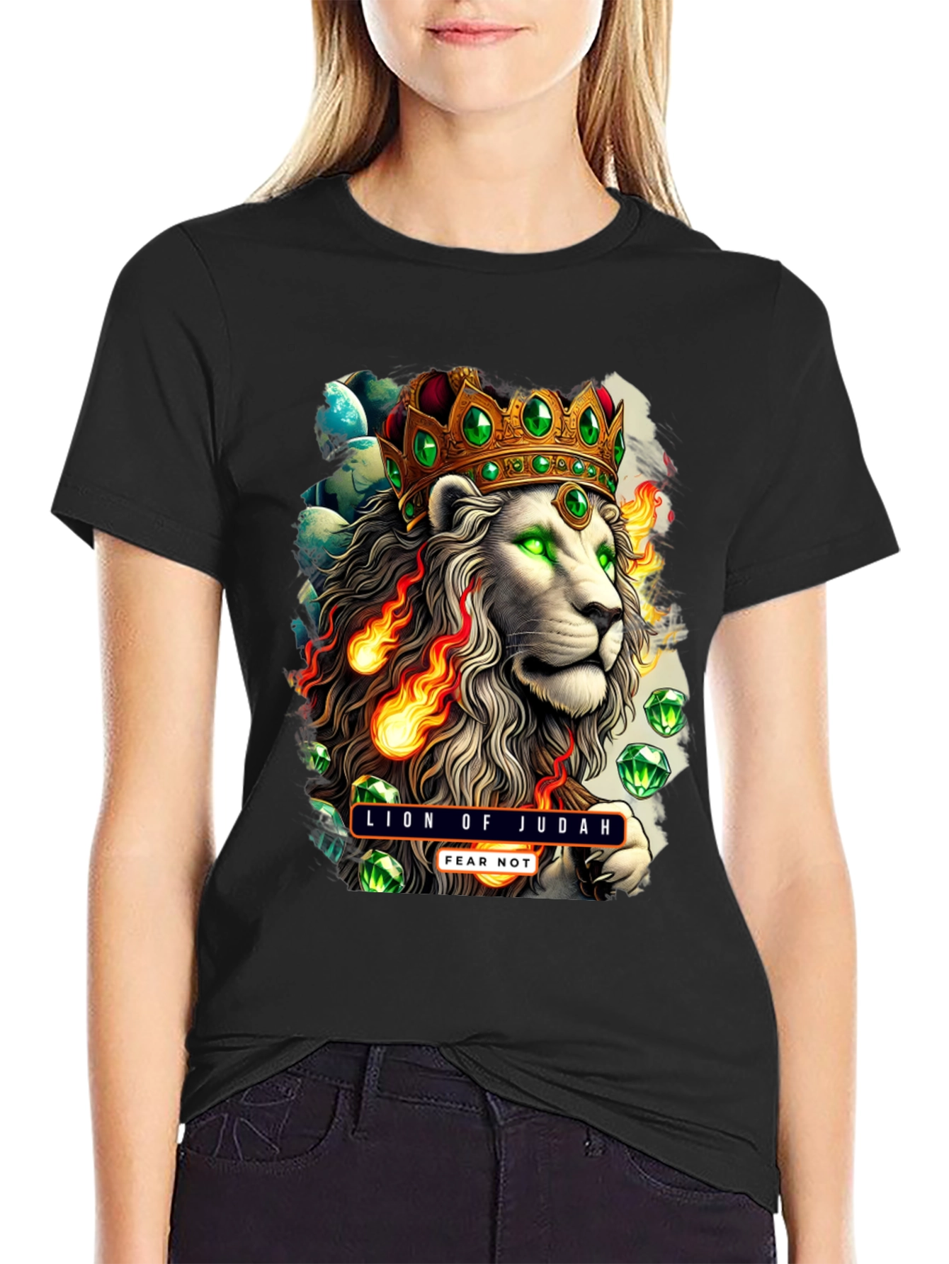 Lion of Judah T-Shirt - Fear Not Graphic Tee