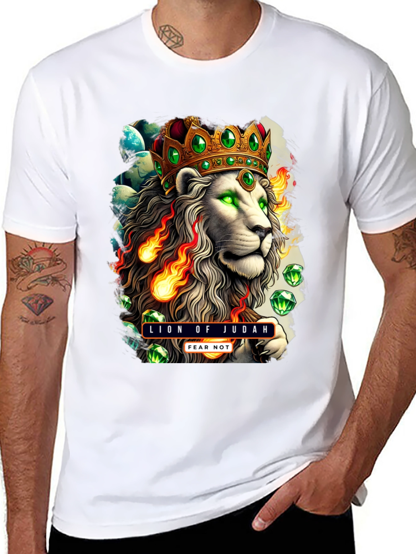 Lion of Judah T-Shirt - Fear Not Graphic Tee
