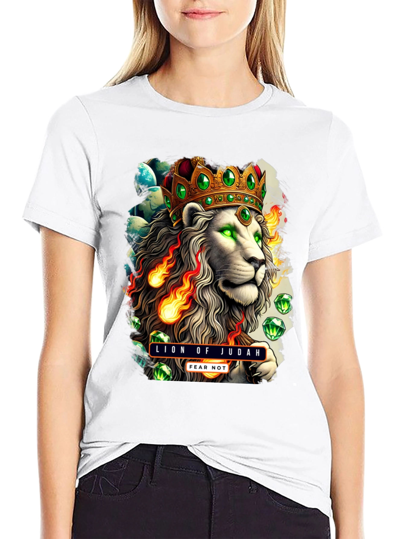 Lion of Judah T-Shirt - Fear Not Graphic Tee