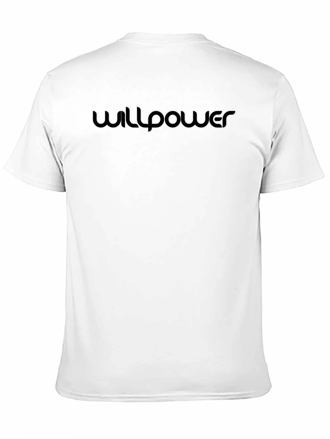 Willpower Graphic Print Black T-Shirt
