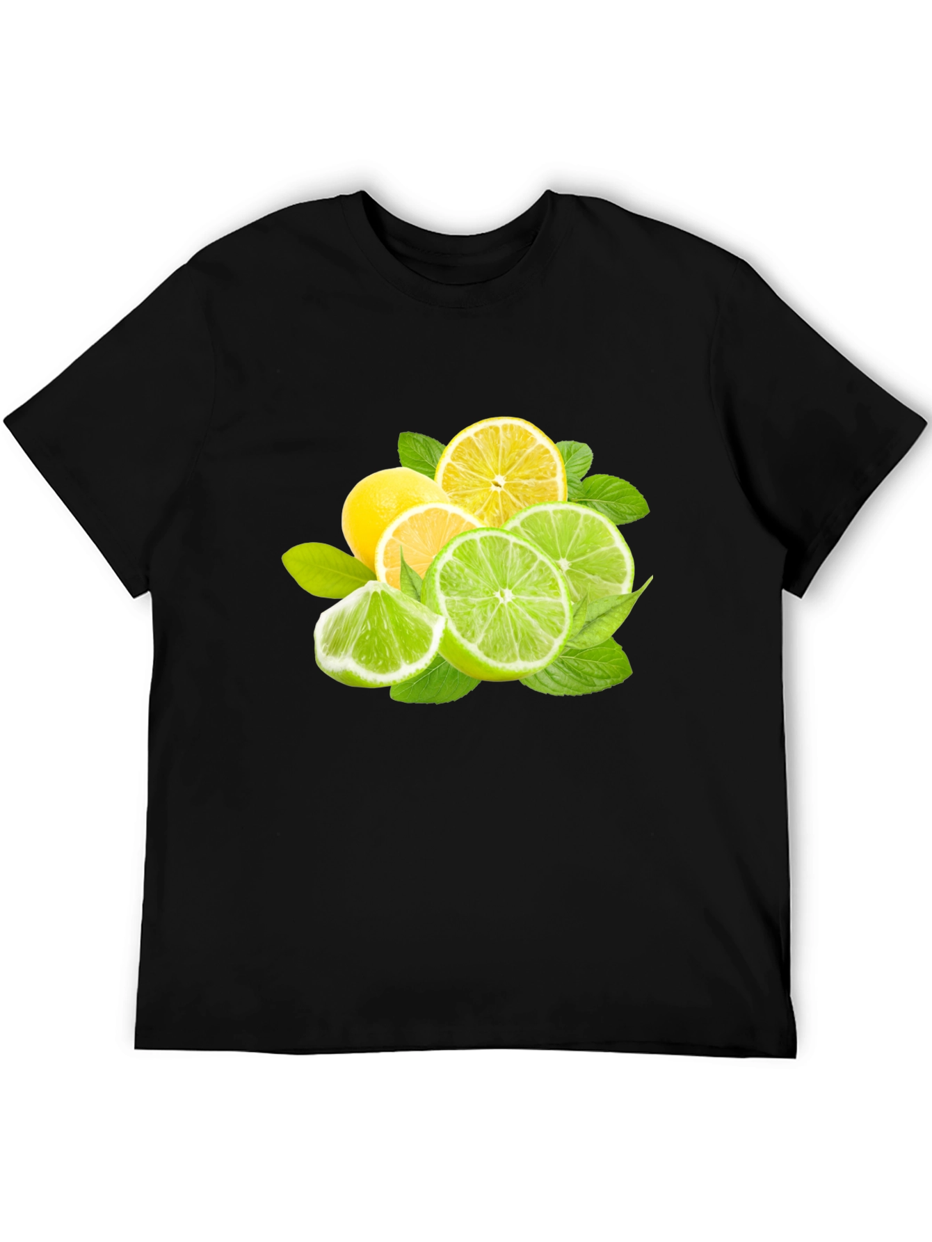Citrus Fresh Graphic Tee - Black T-Shirt