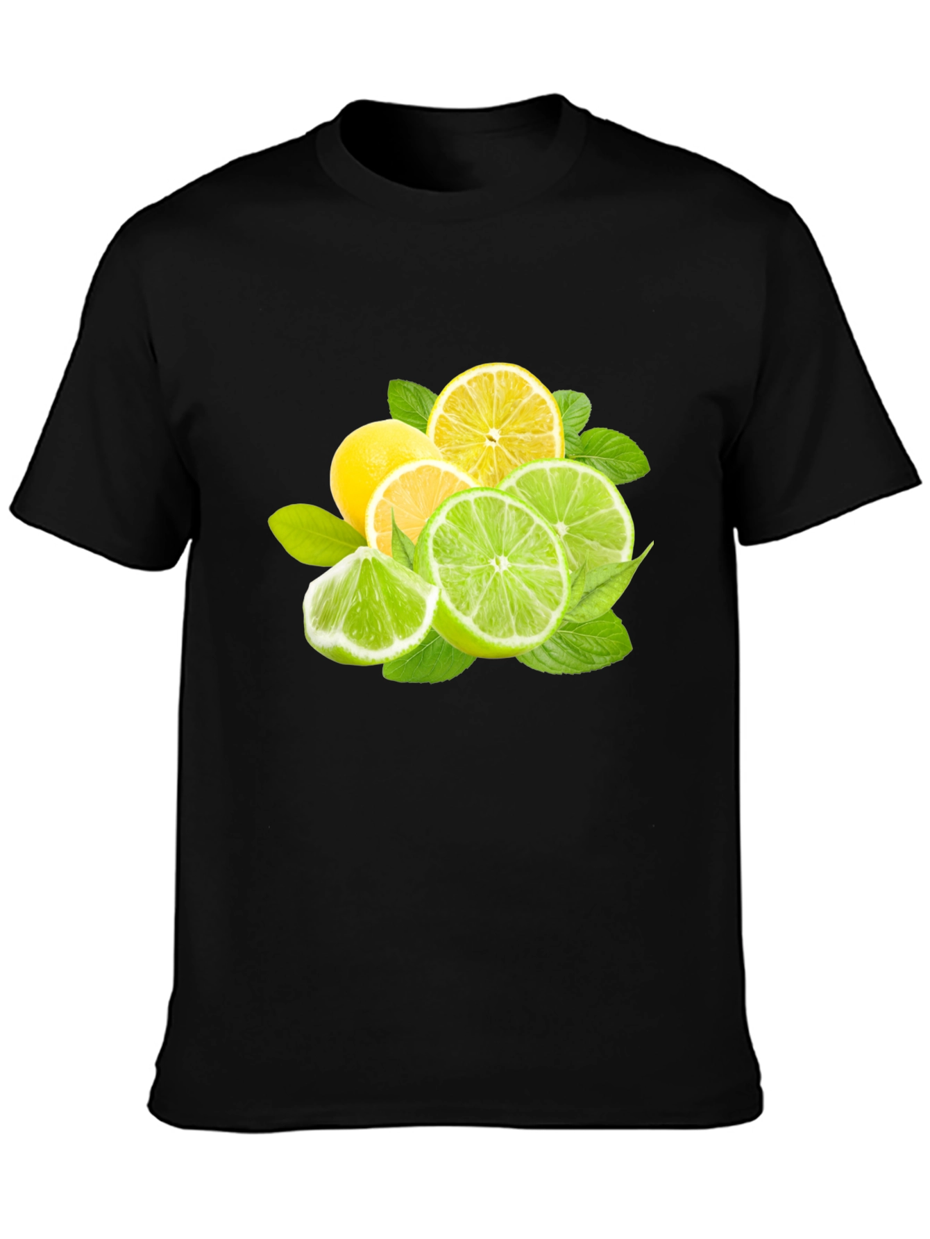 Citrus Fresh Graphic Tee - Black T-Shirt