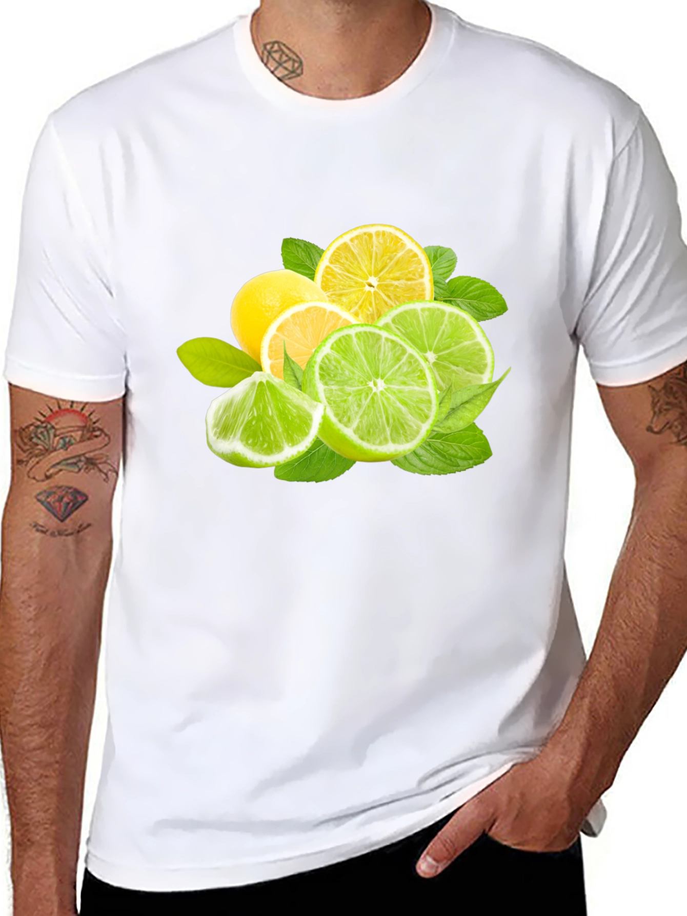 Citrus Fresh Graphic Tee - Black T-Shirt