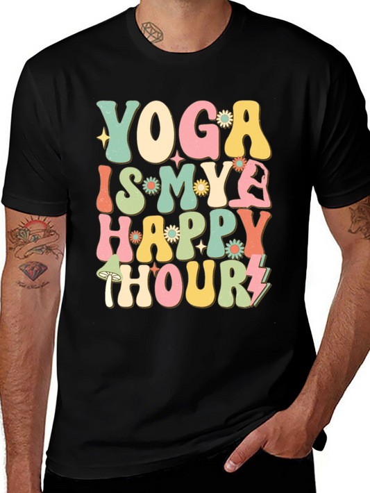 Yoga Happy Hour Graphic Tee