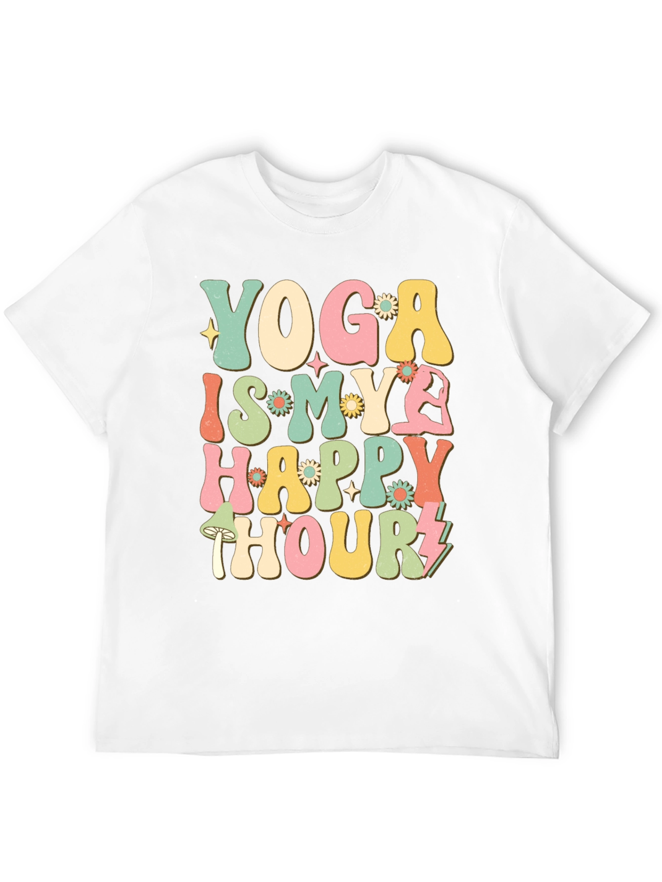 Yoga Happy Hour Graphic Tee