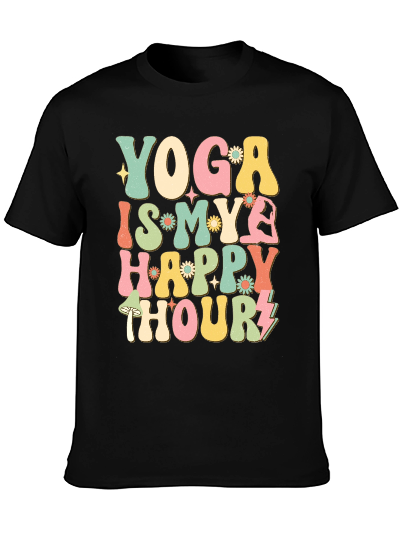 Yoga Happy Hour Graphic Tee